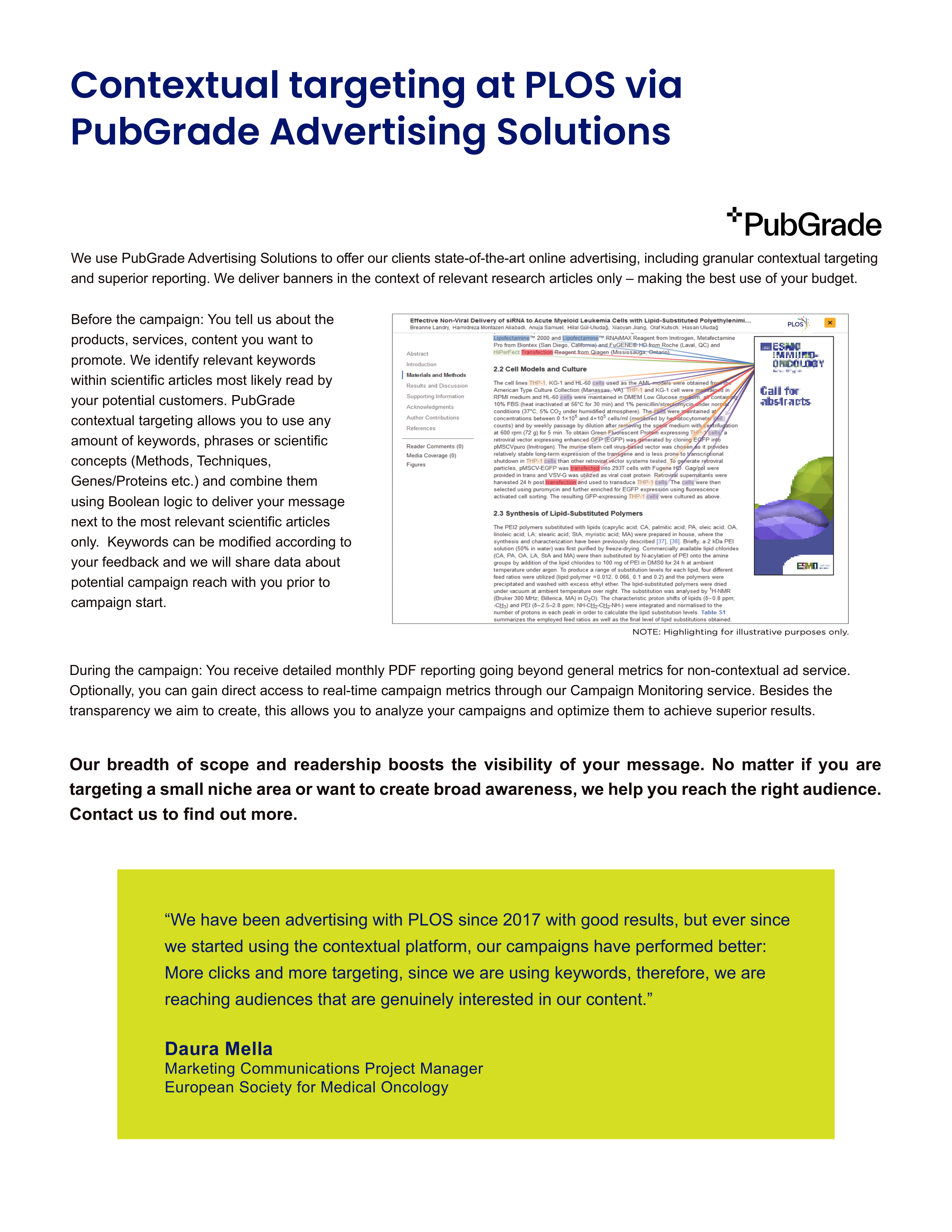 PLOS Media Kit — page 2