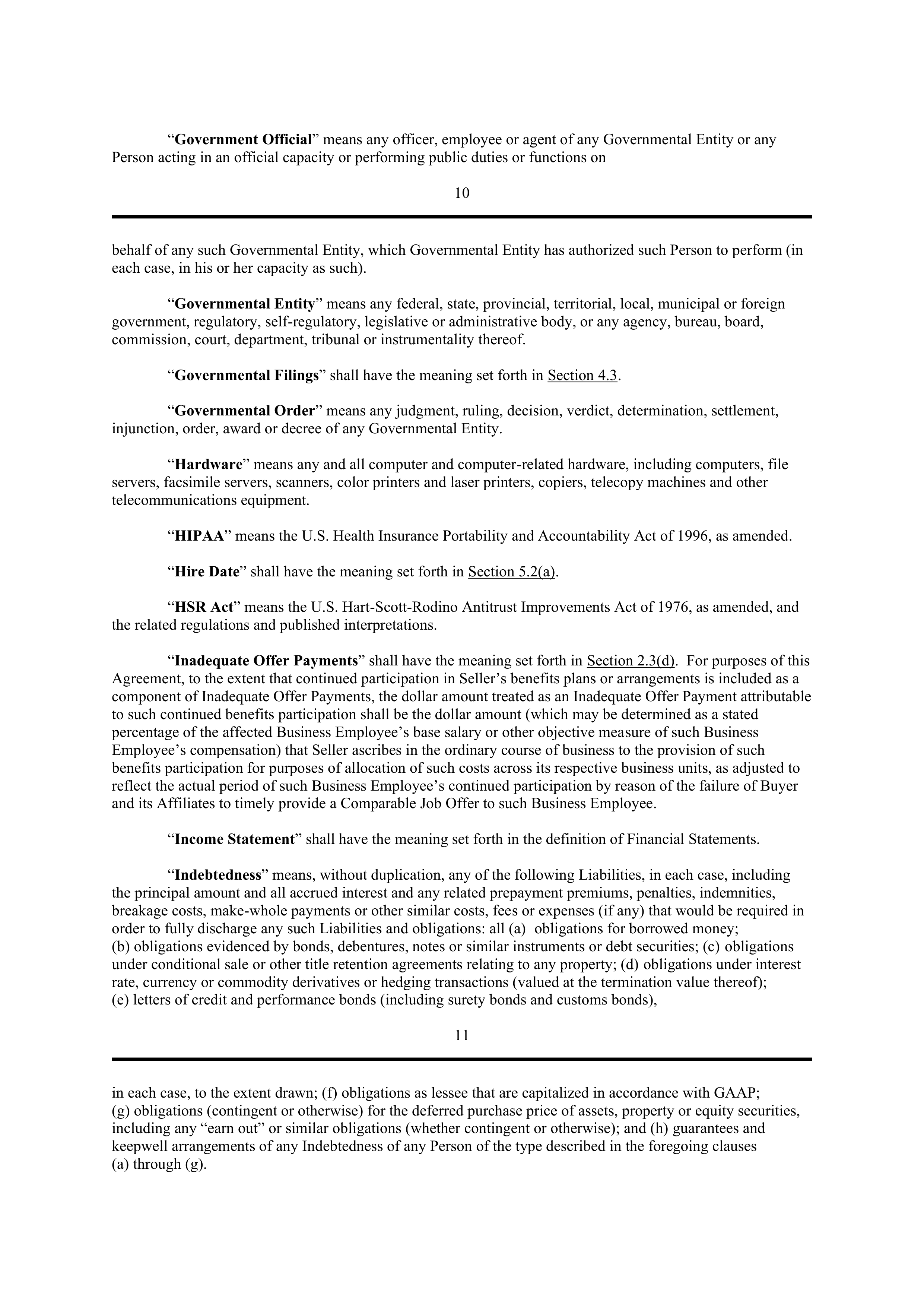 PURCHASE AGREEMENT between PRINCIPAL FINANCIAL SERVICES and WELLS FARGO & COMPANY — page 16