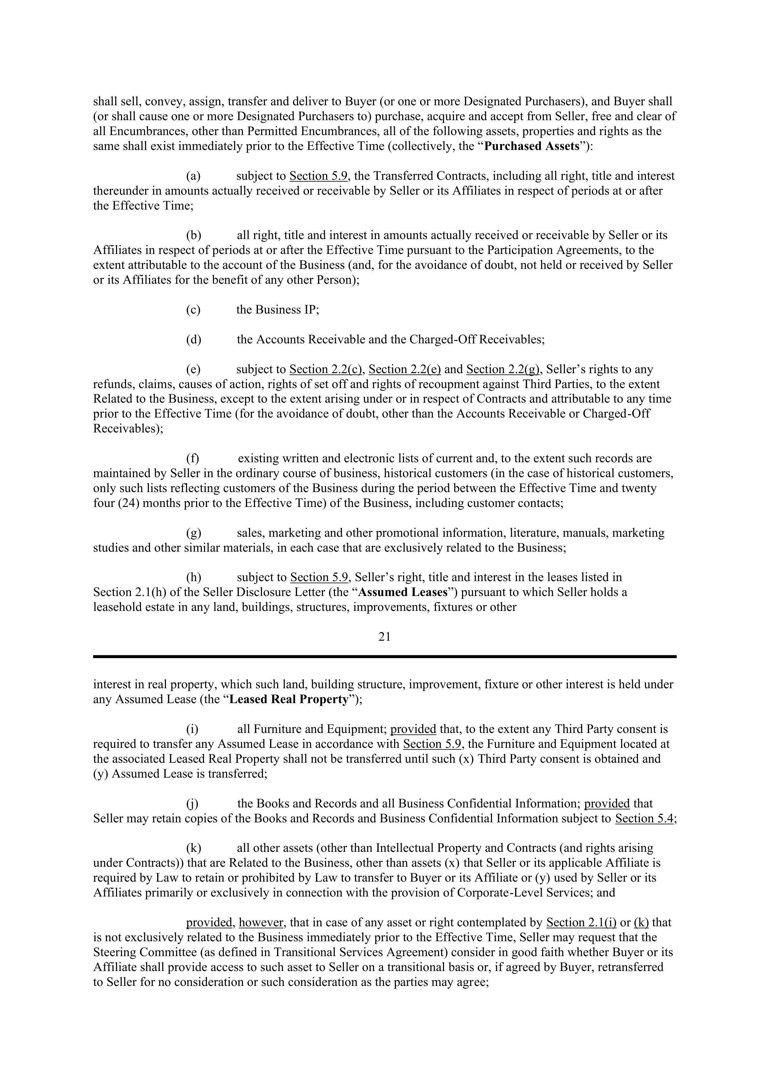 PURCHASE AGREEMENT between PRINCIPAL FINANCIAL SERVICES and WELLS FARGO & COMPANY — page 24