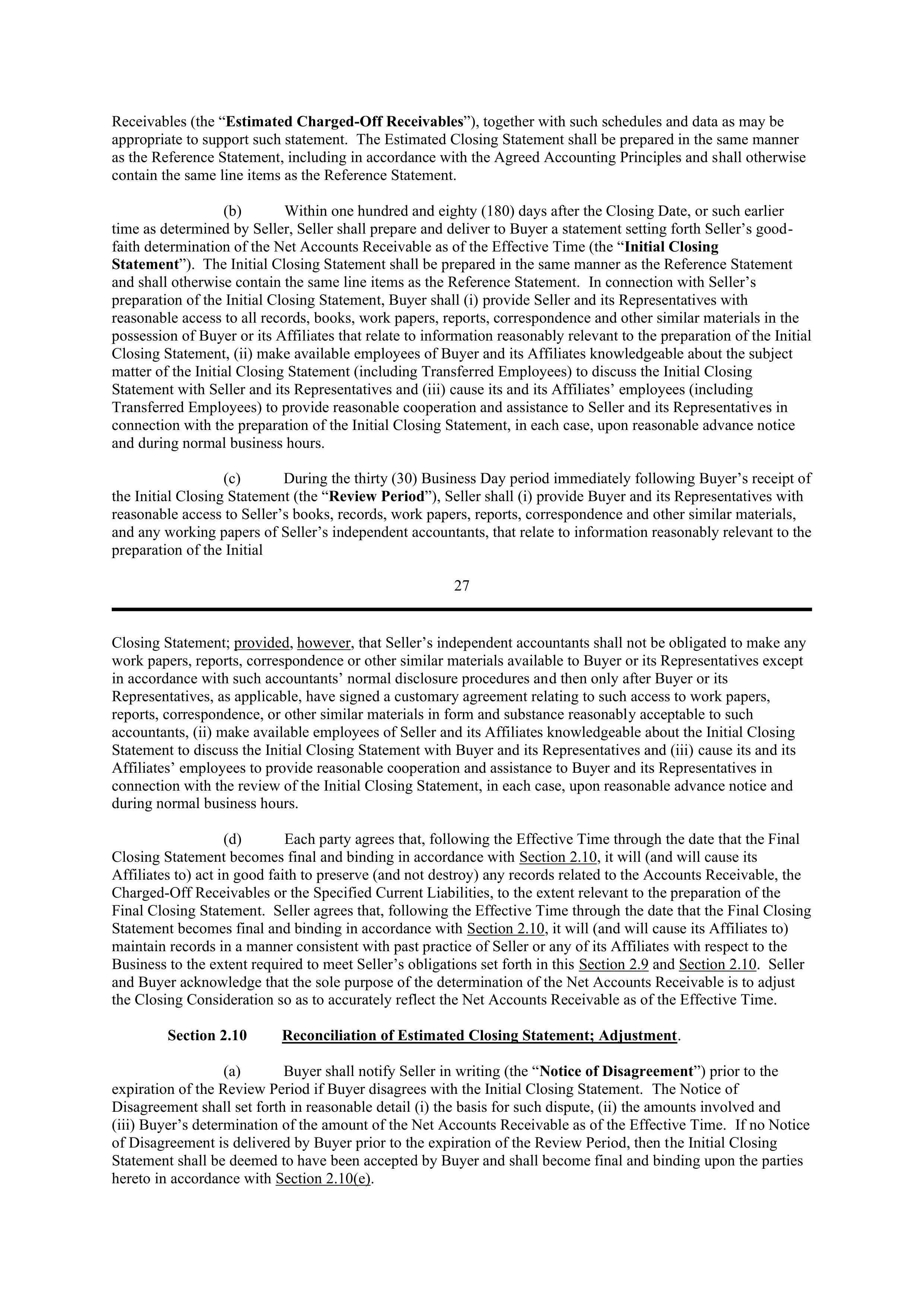 PURCHASE AGREEMENT between PRINCIPAL FINANCIAL SERVICES and WELLS FARGO & COMPANY — page 29