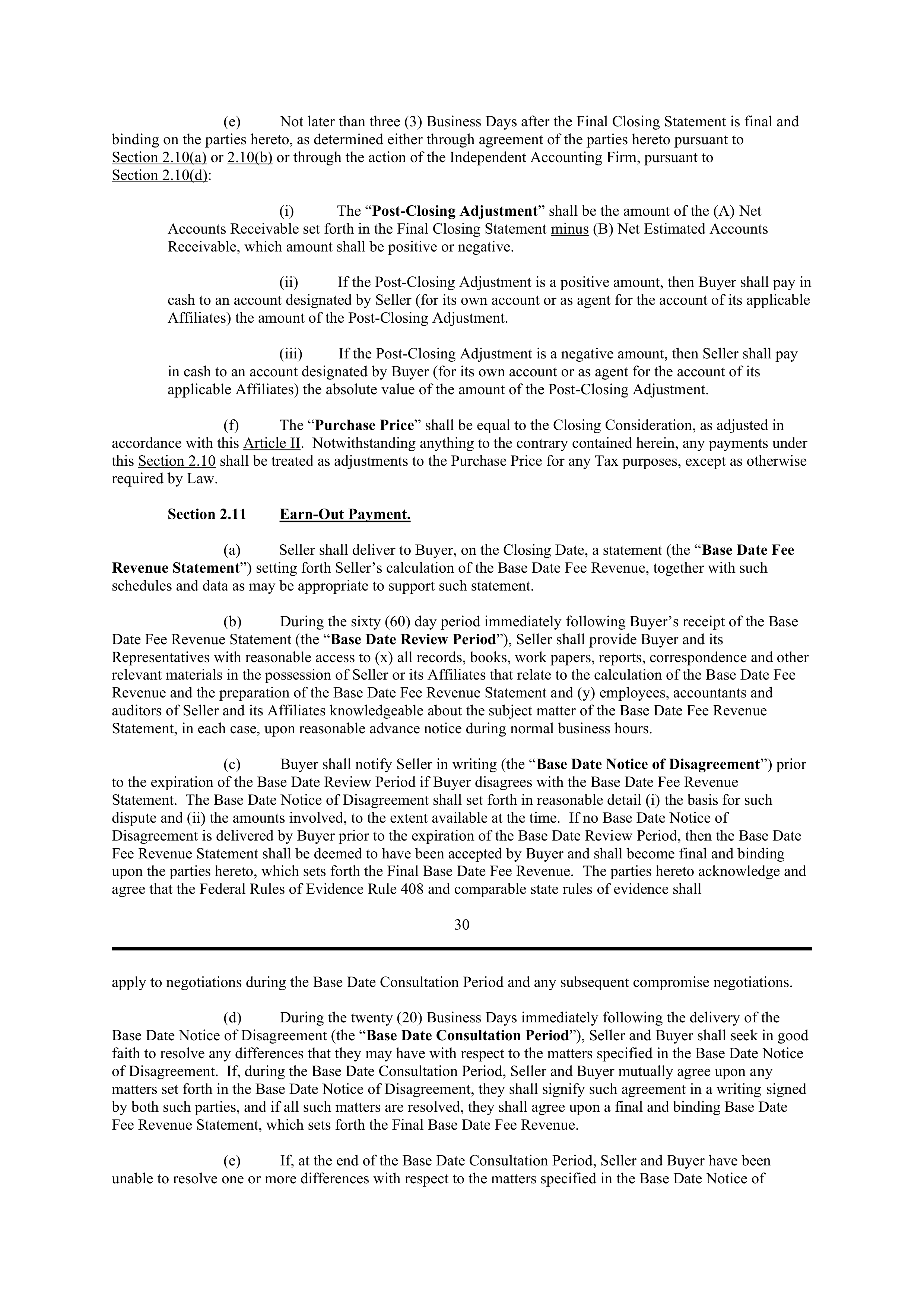 PURCHASE AGREEMENT between PRINCIPAL FINANCIAL SERVICES and WELLS FARGO & COMPANY — page 31