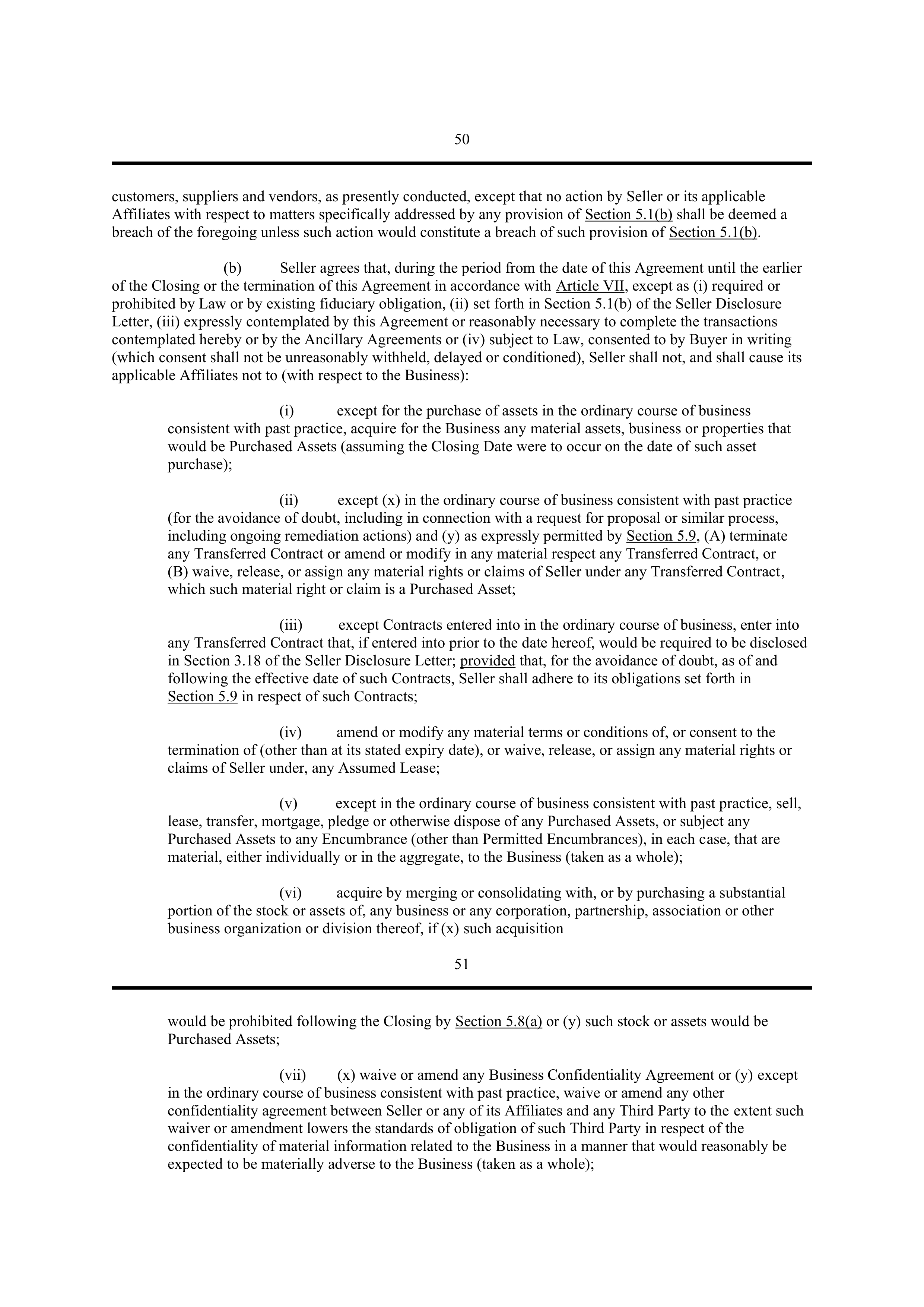 PURCHASE AGREEMENT between PRINCIPAL FINANCIAL SERVICES and WELLS FARGO & COMPANY — page 47