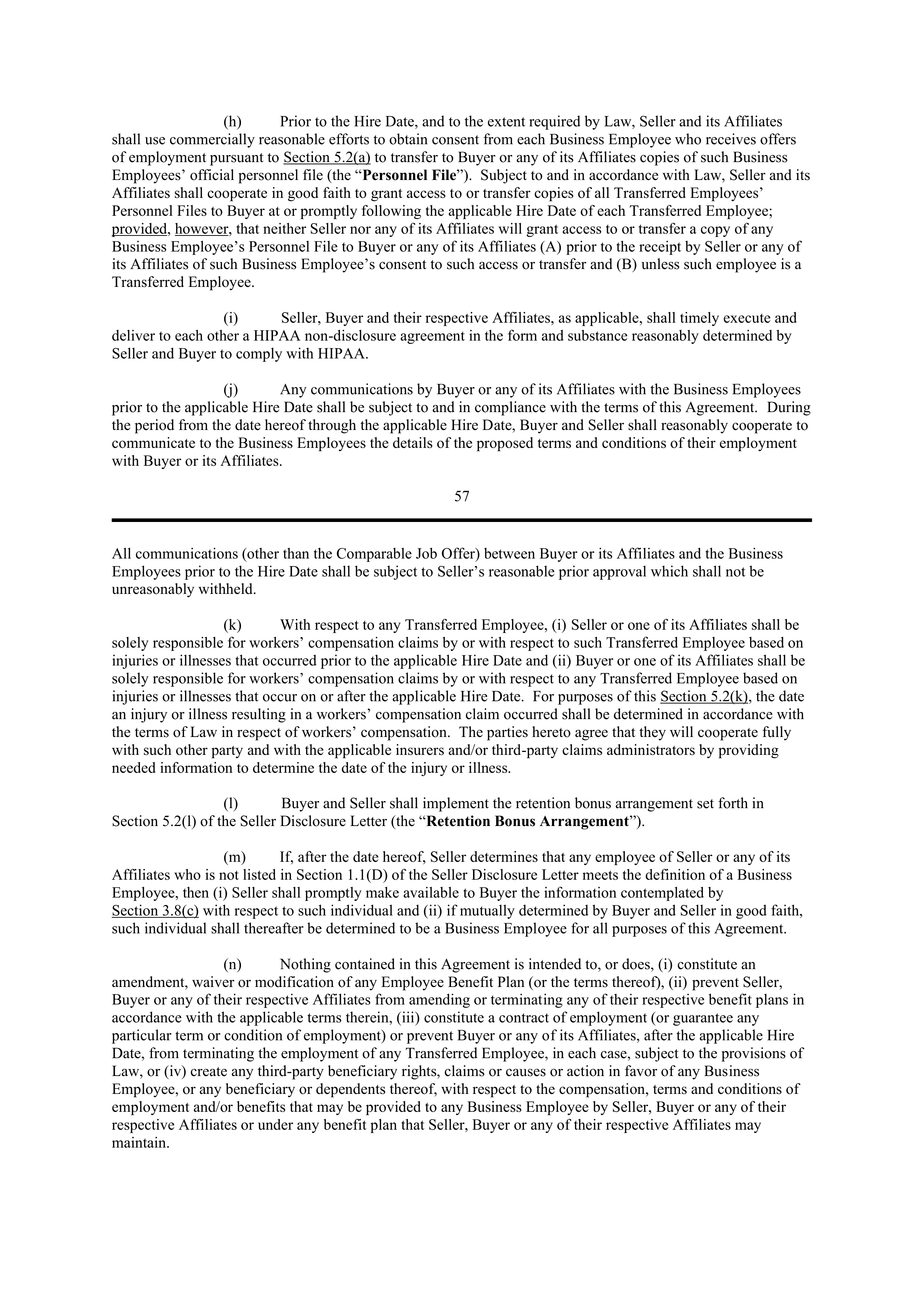 PURCHASE AGREEMENT between PRINCIPAL FINANCIAL SERVICES and WELLS FARGO & COMPANY — page 52