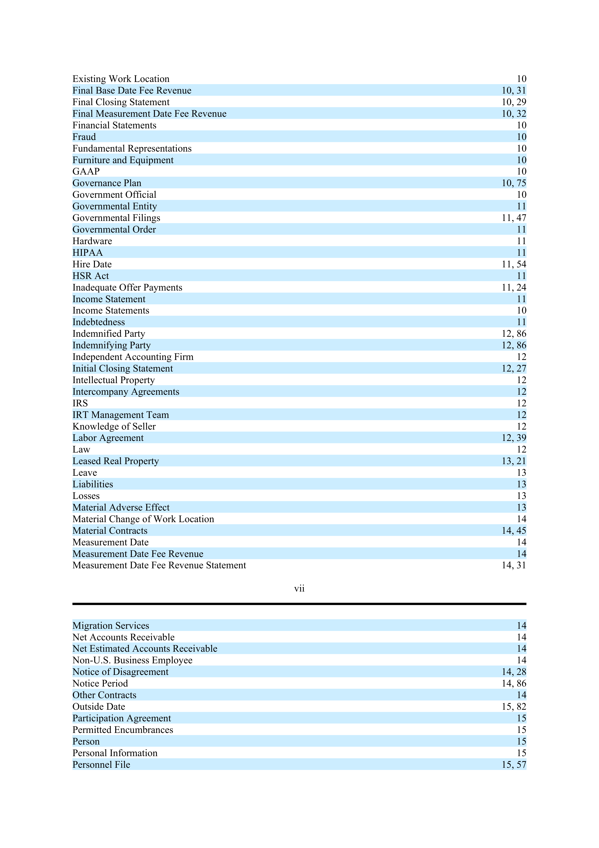 PURCHASE AGREEMENT between PRINCIPAL FINANCIAL SERVICES and WELLS FARGO & COMPANY — page 6