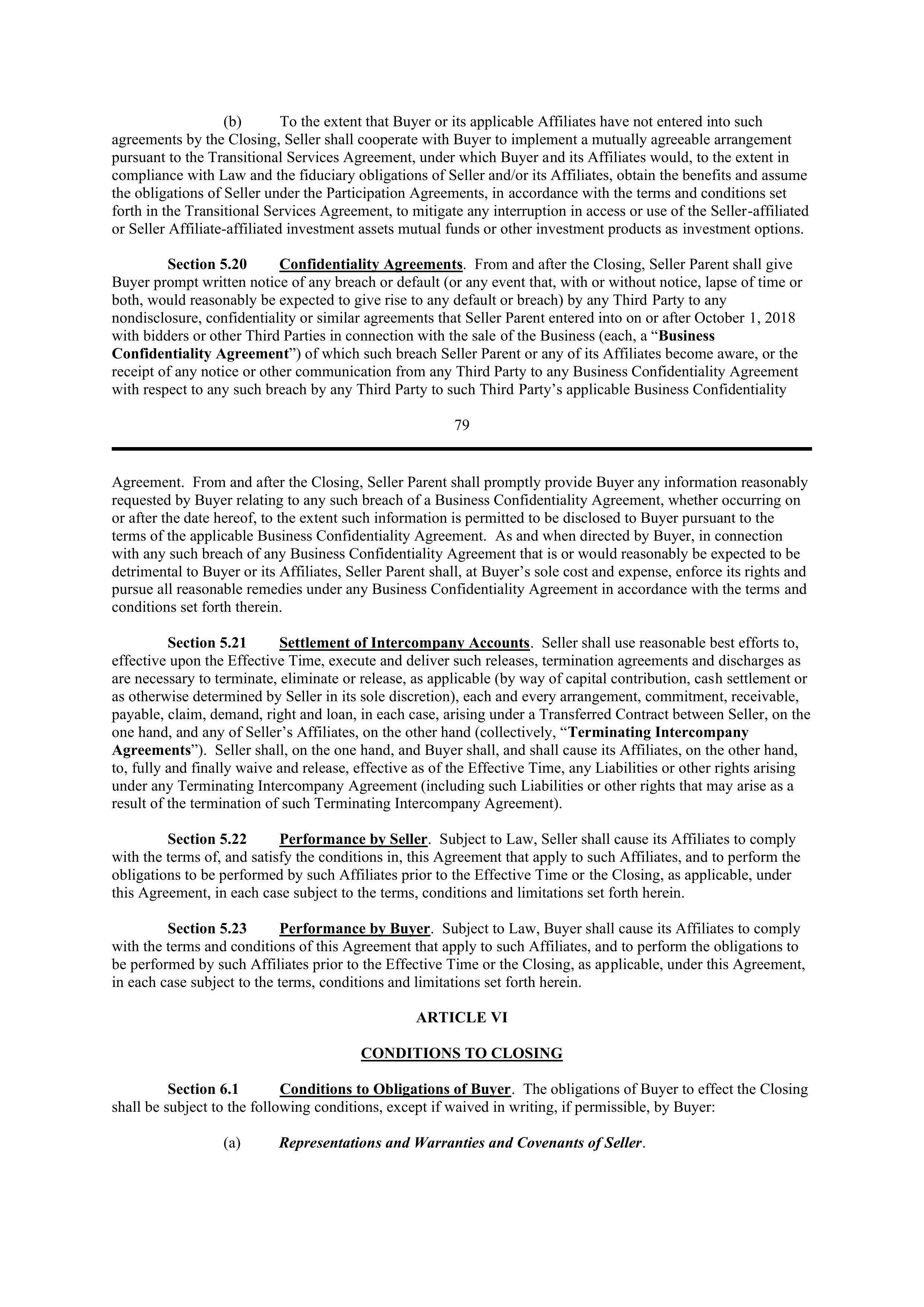 PURCHASE AGREEMENT between PRINCIPAL FINANCIAL SERVICES and WELLS FARGO & COMPANY — page 69