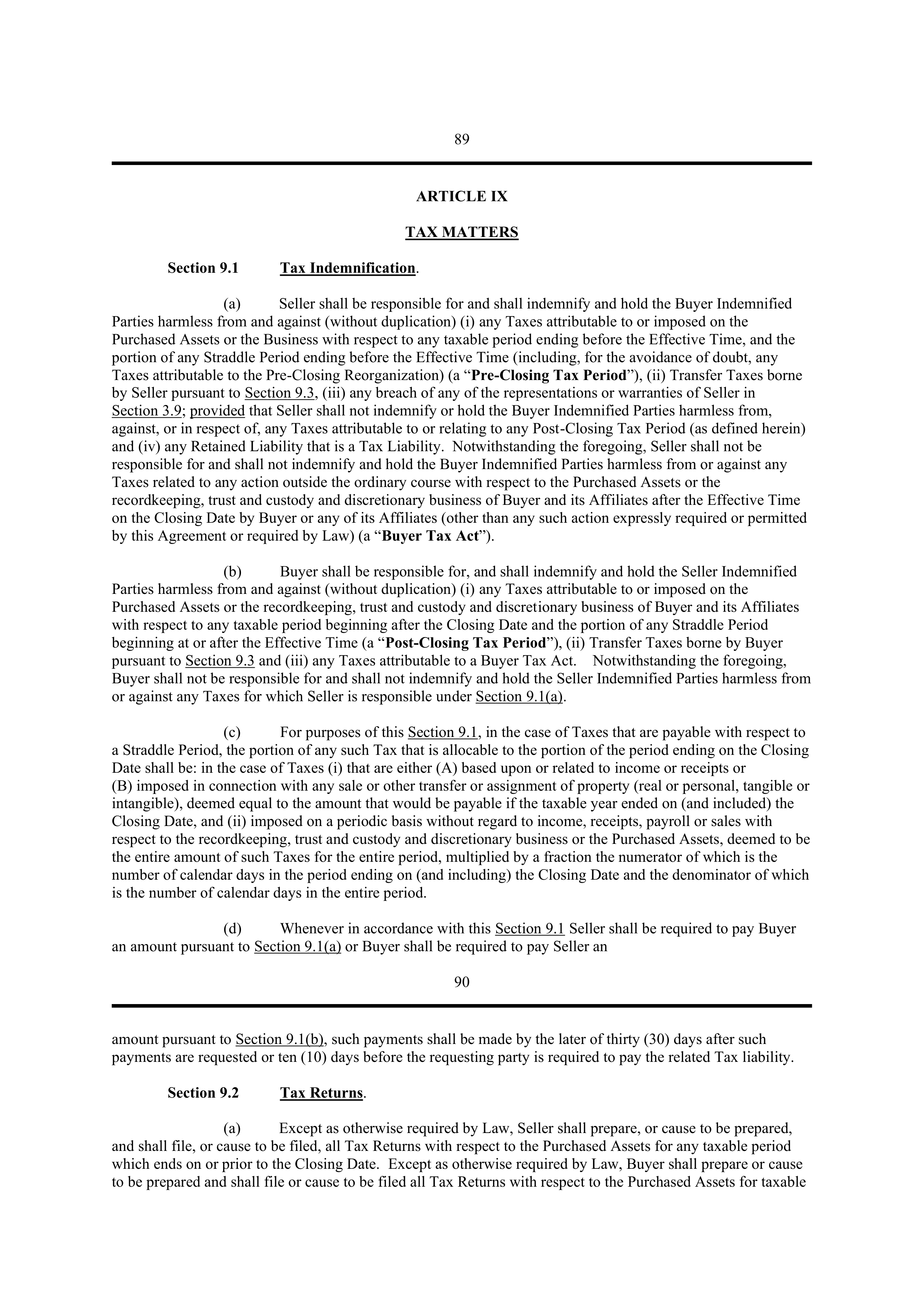 PURCHASE AGREEMENT between PRINCIPAL FINANCIAL SERVICES and WELLS FARGO & COMPANY — page 77
