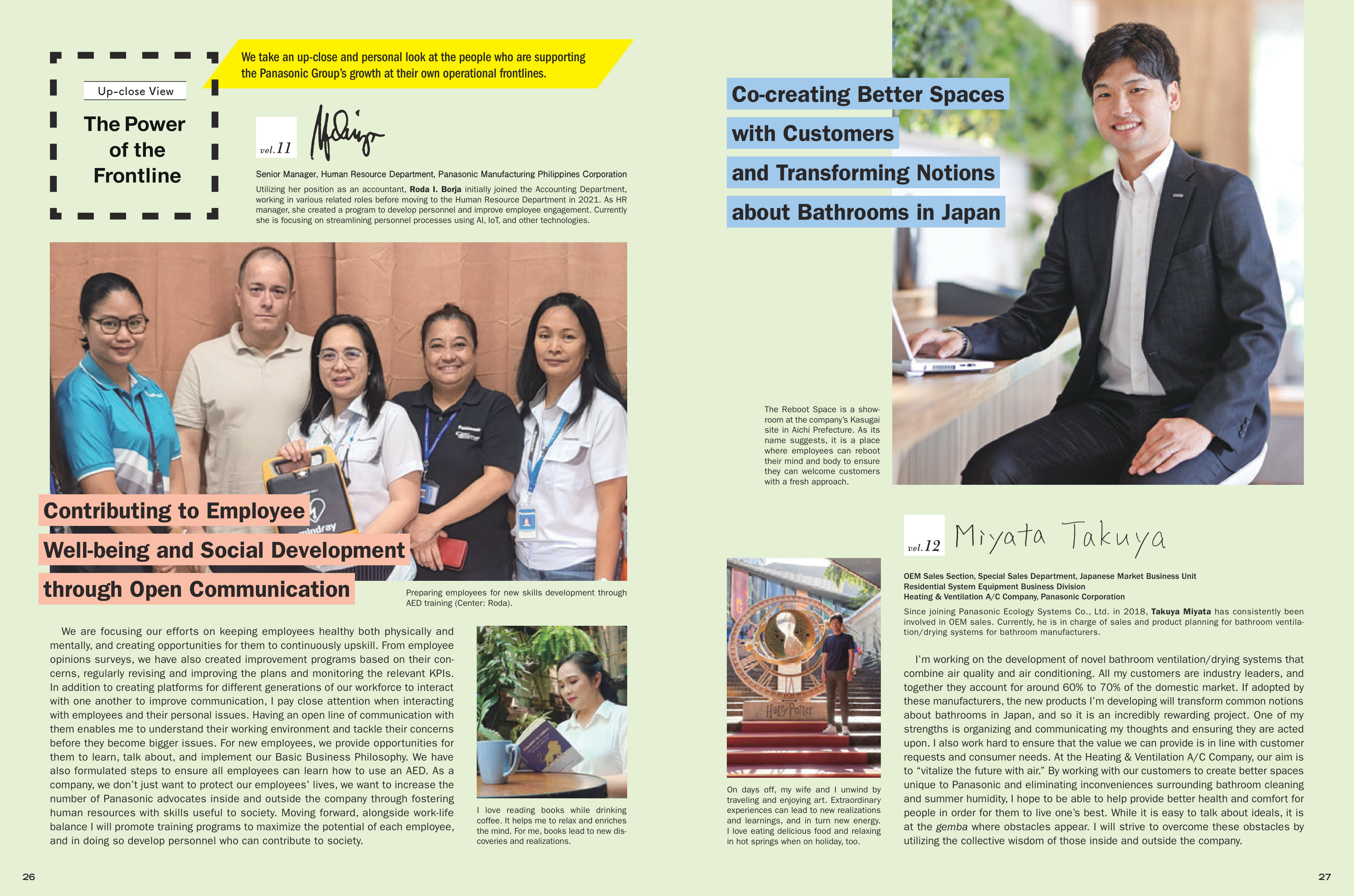 Panasonic Leadership Magazine — page 14