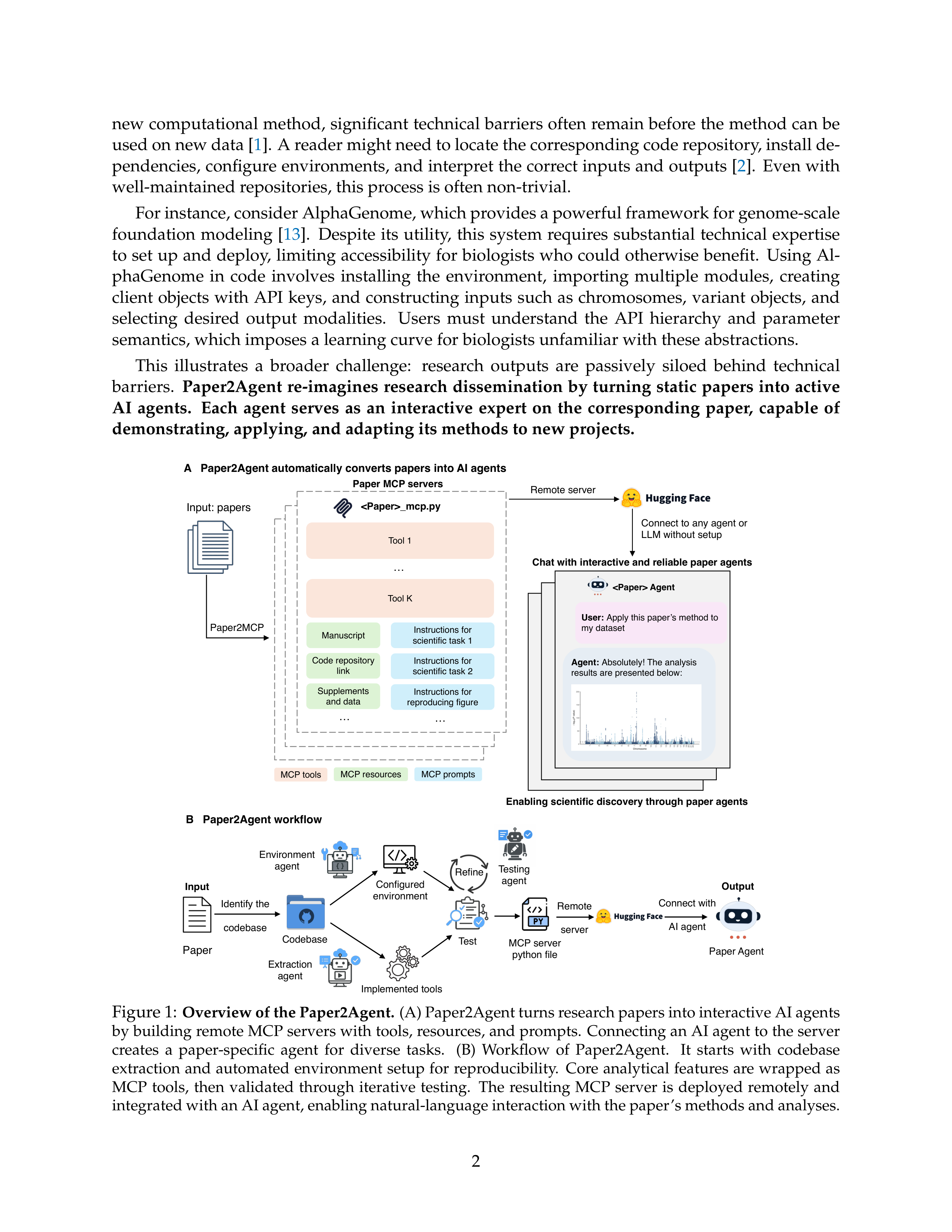 Paper2Agent AI Agent for Research Paper Automation — page 2
