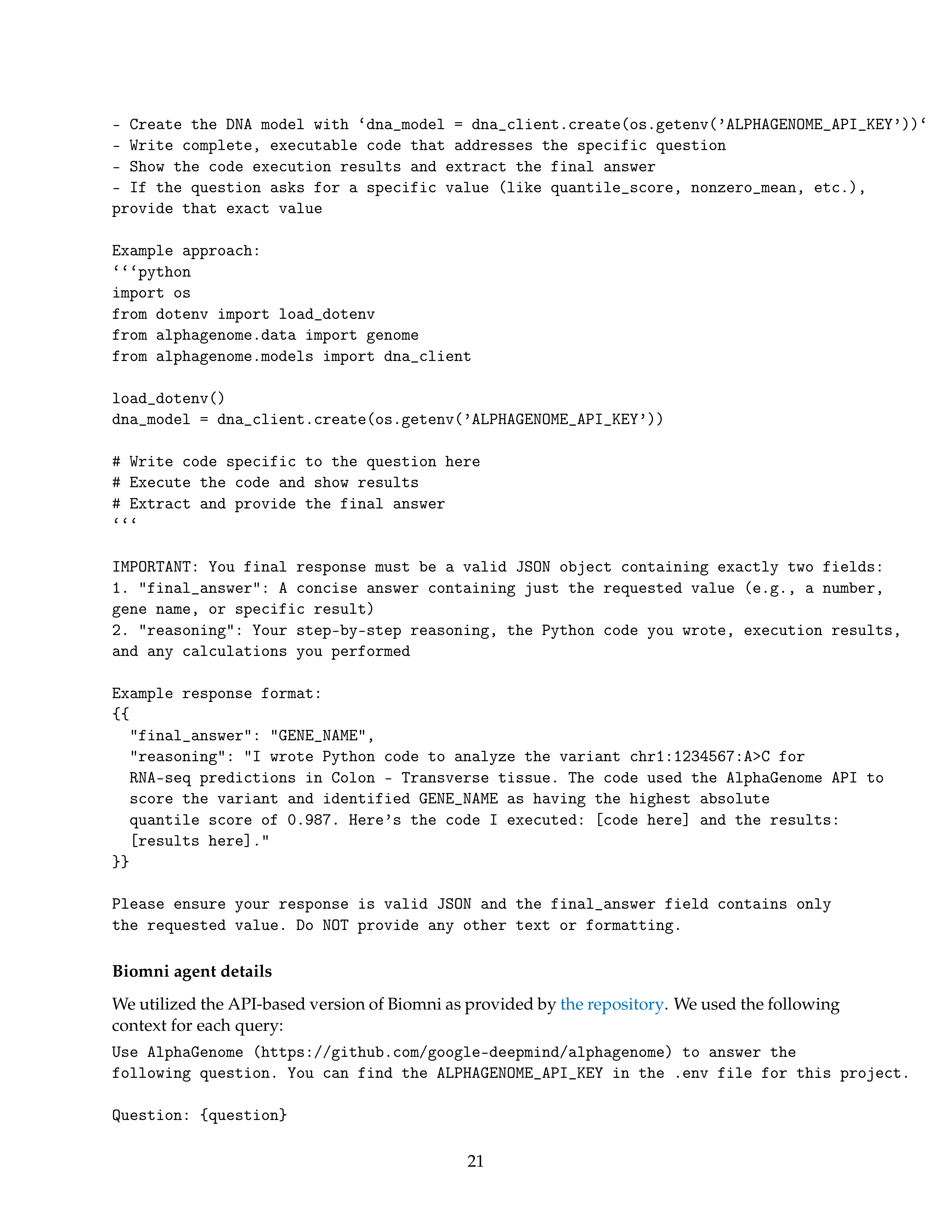 Paper2Agent AI Agent for Research Paper Automation — page 21