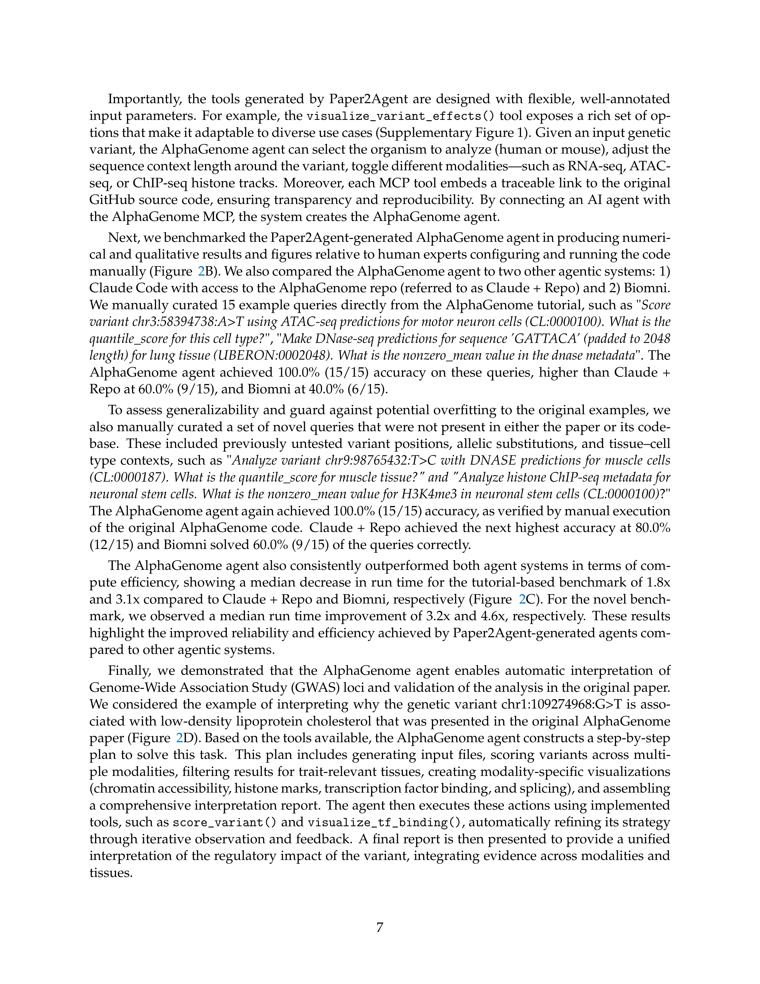 Paper2Agent AI Agent for Research Paper Automation — page 7