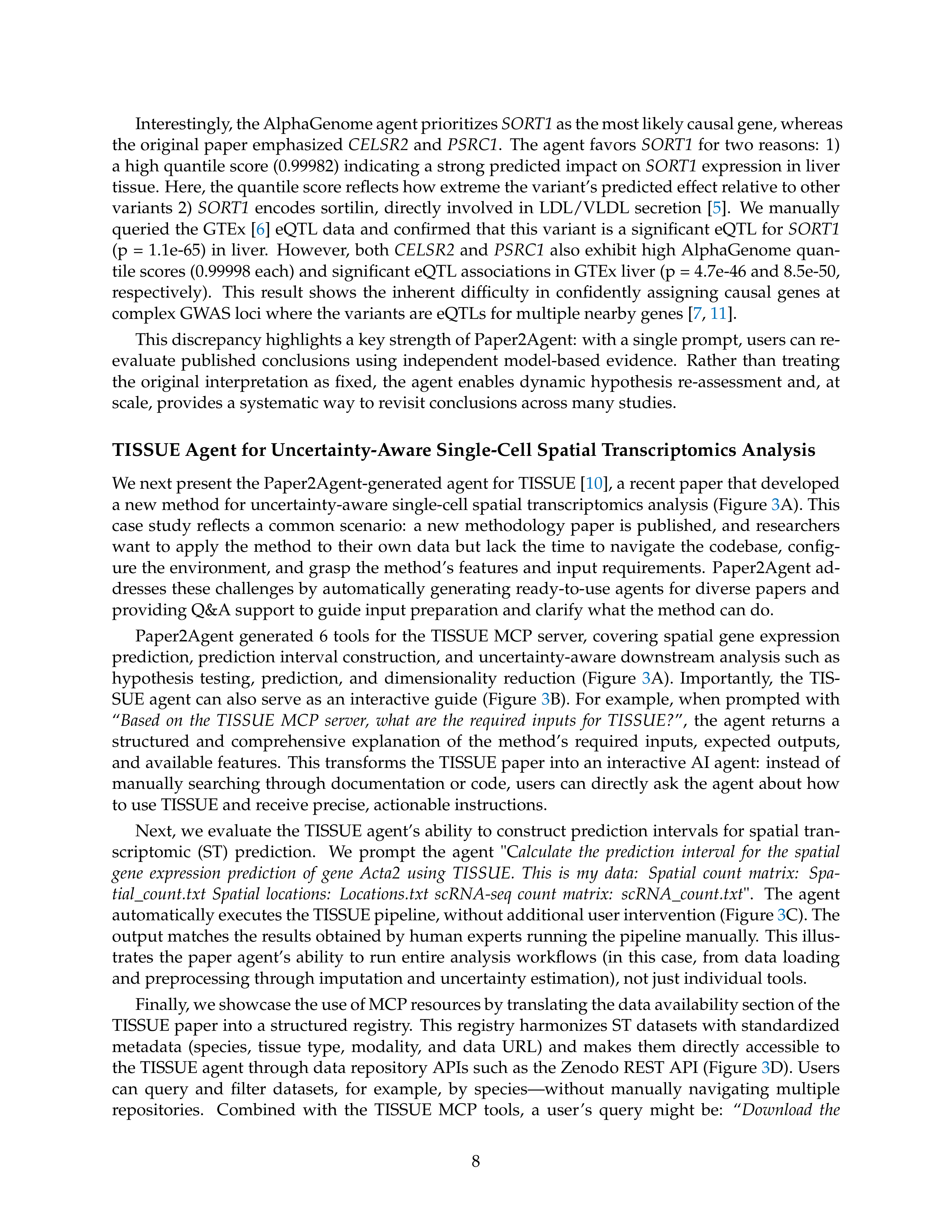 Paper2Agent AI Agent for Research Paper Automation — page 8