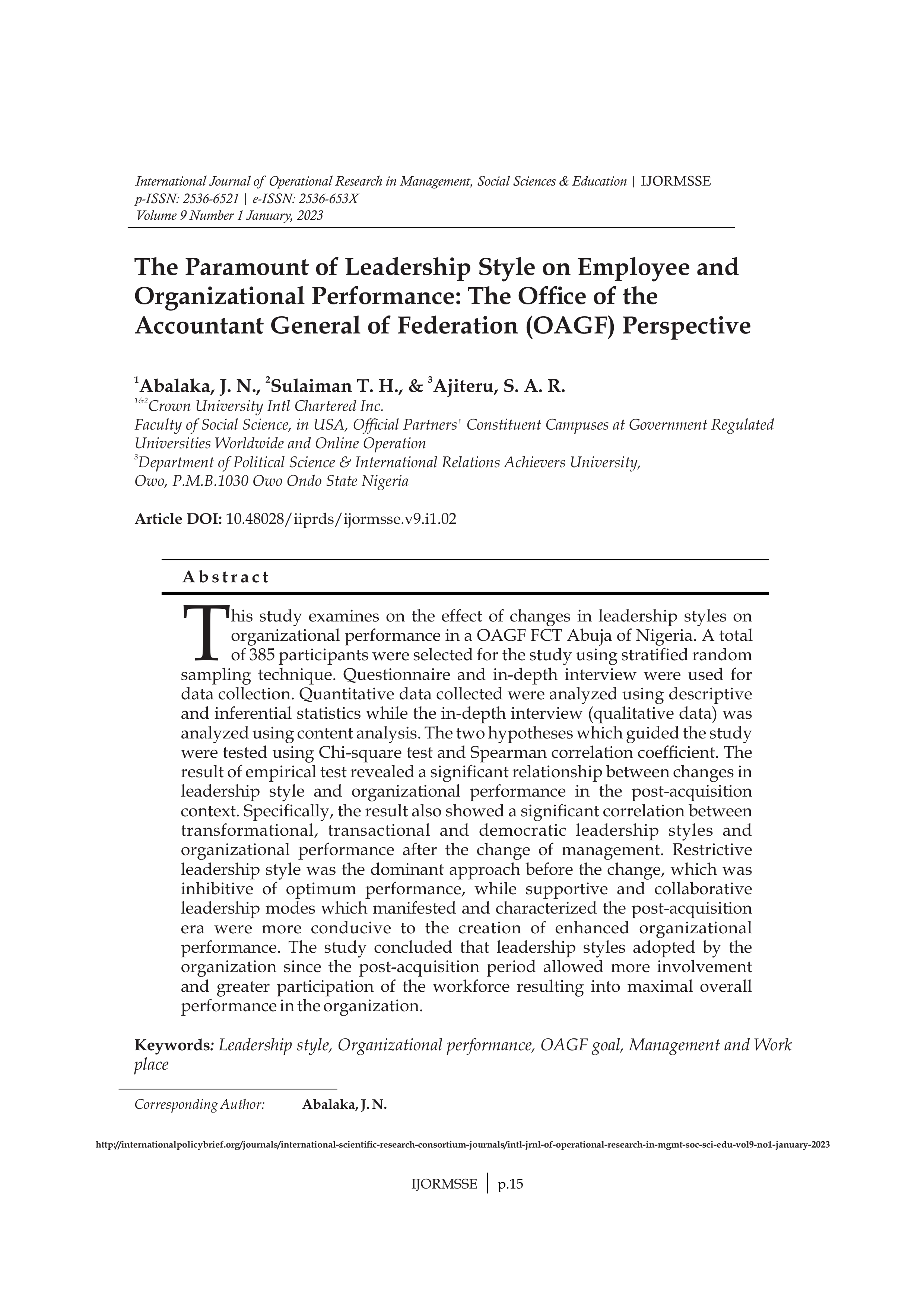 Paramount Global leadership — page 1