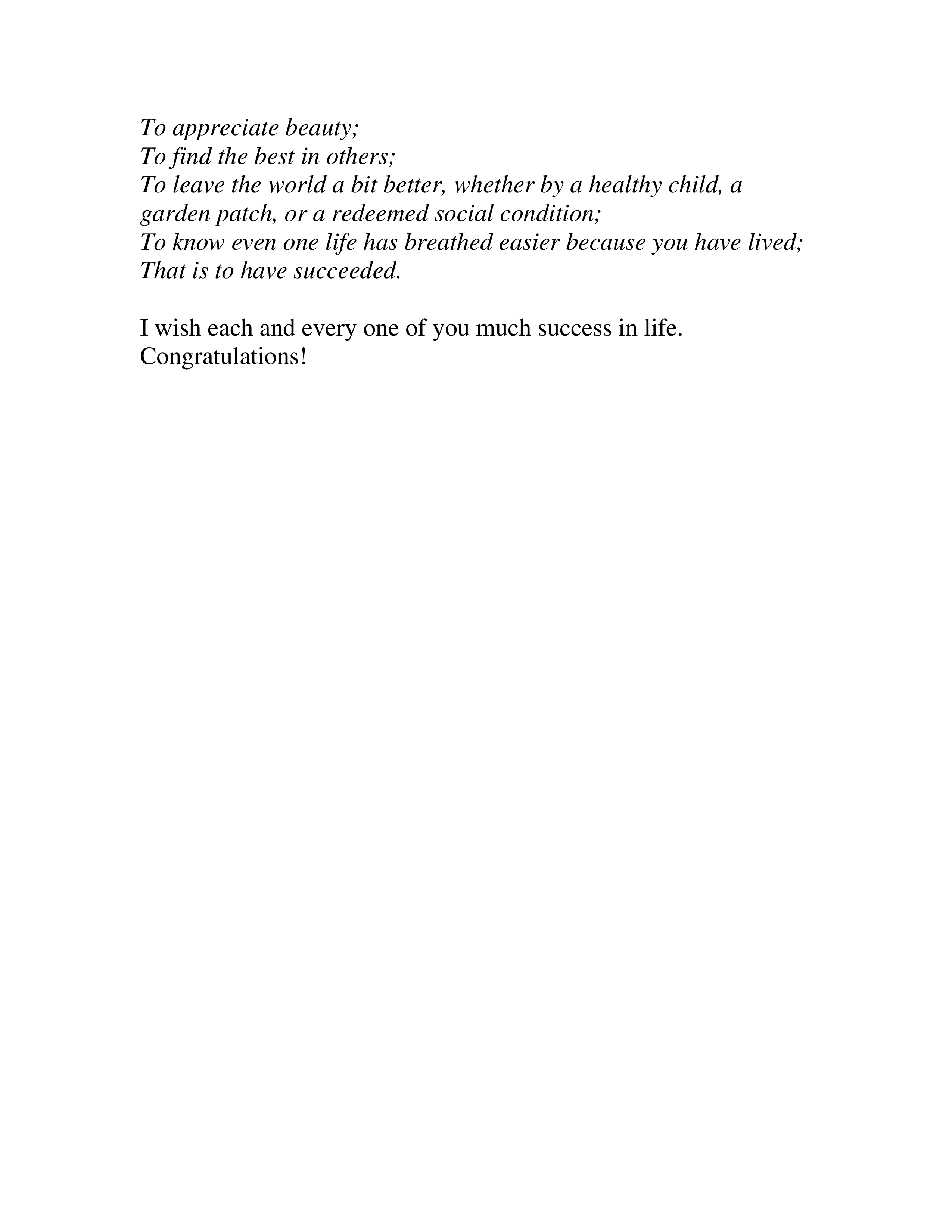 Pat Stanley Commencement Speech — page 5