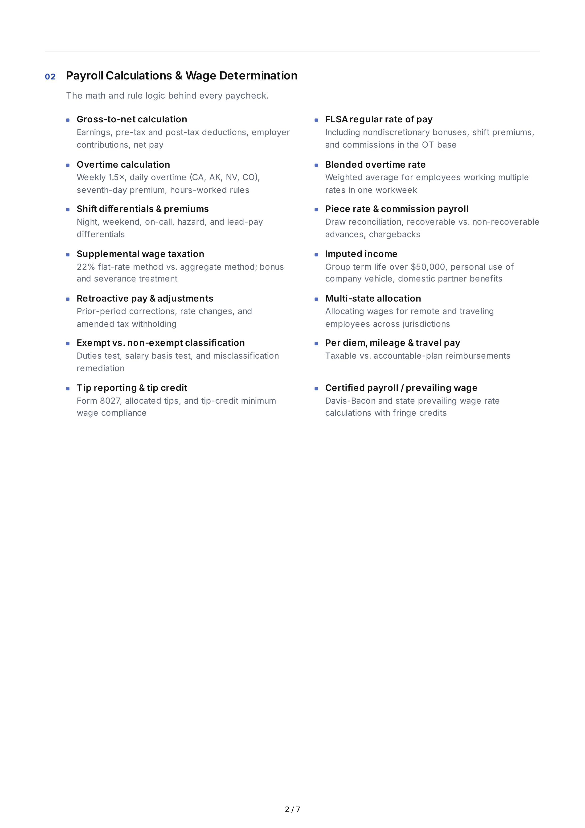 Payroll Processing Hard Skills — page 2