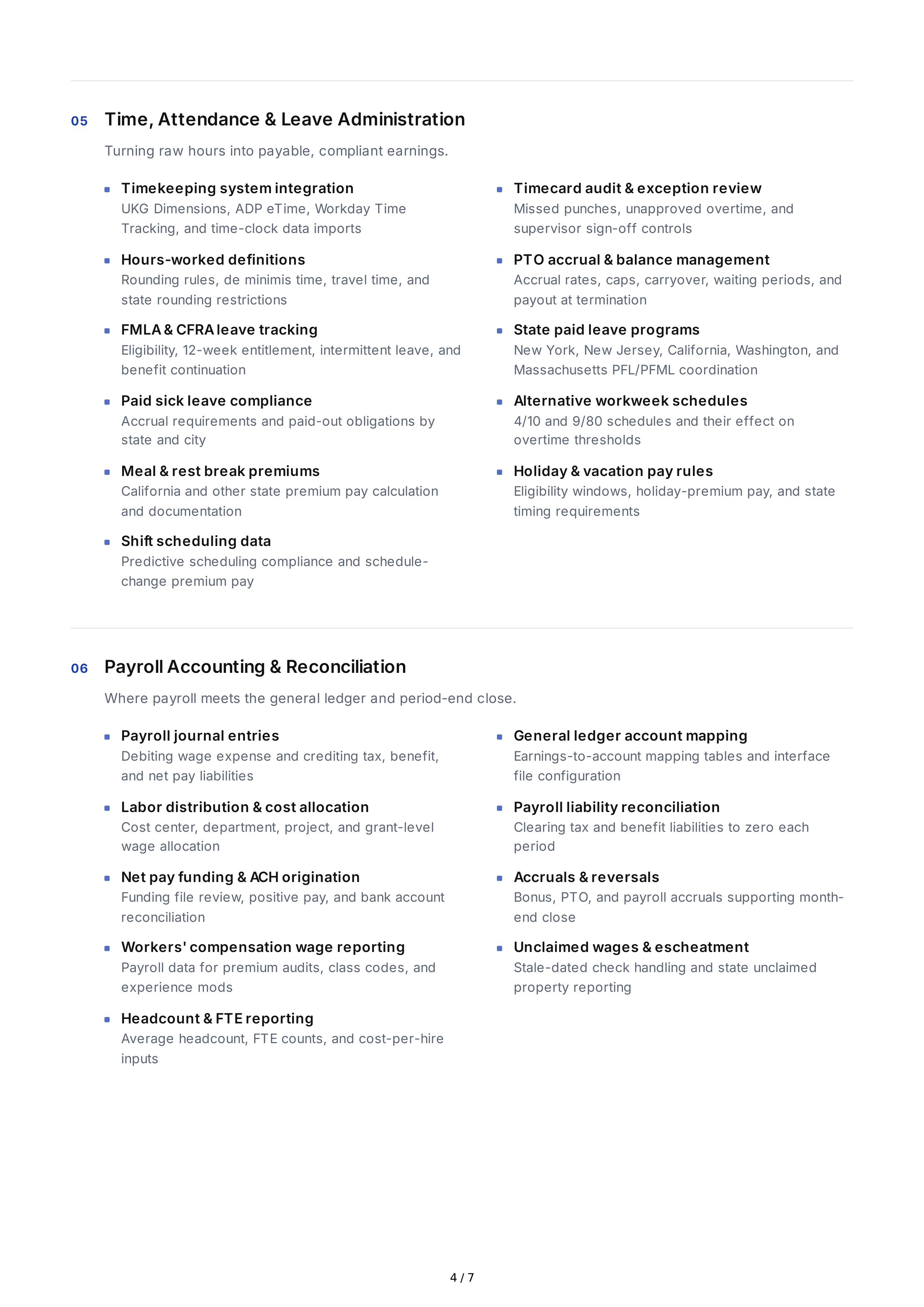 Payroll Processing Hard Skills — page 4