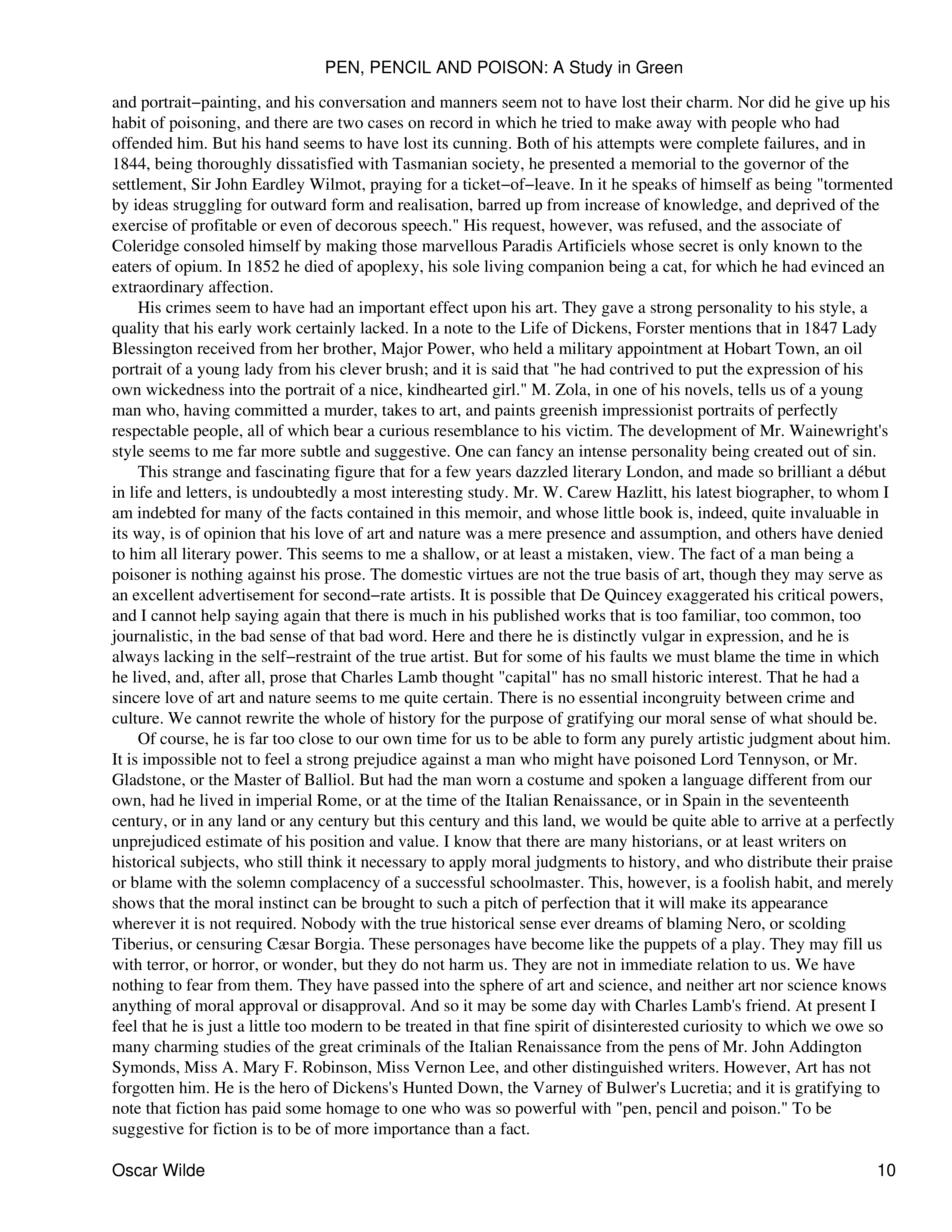 Pen, Pencil and Poison Essay — page 13