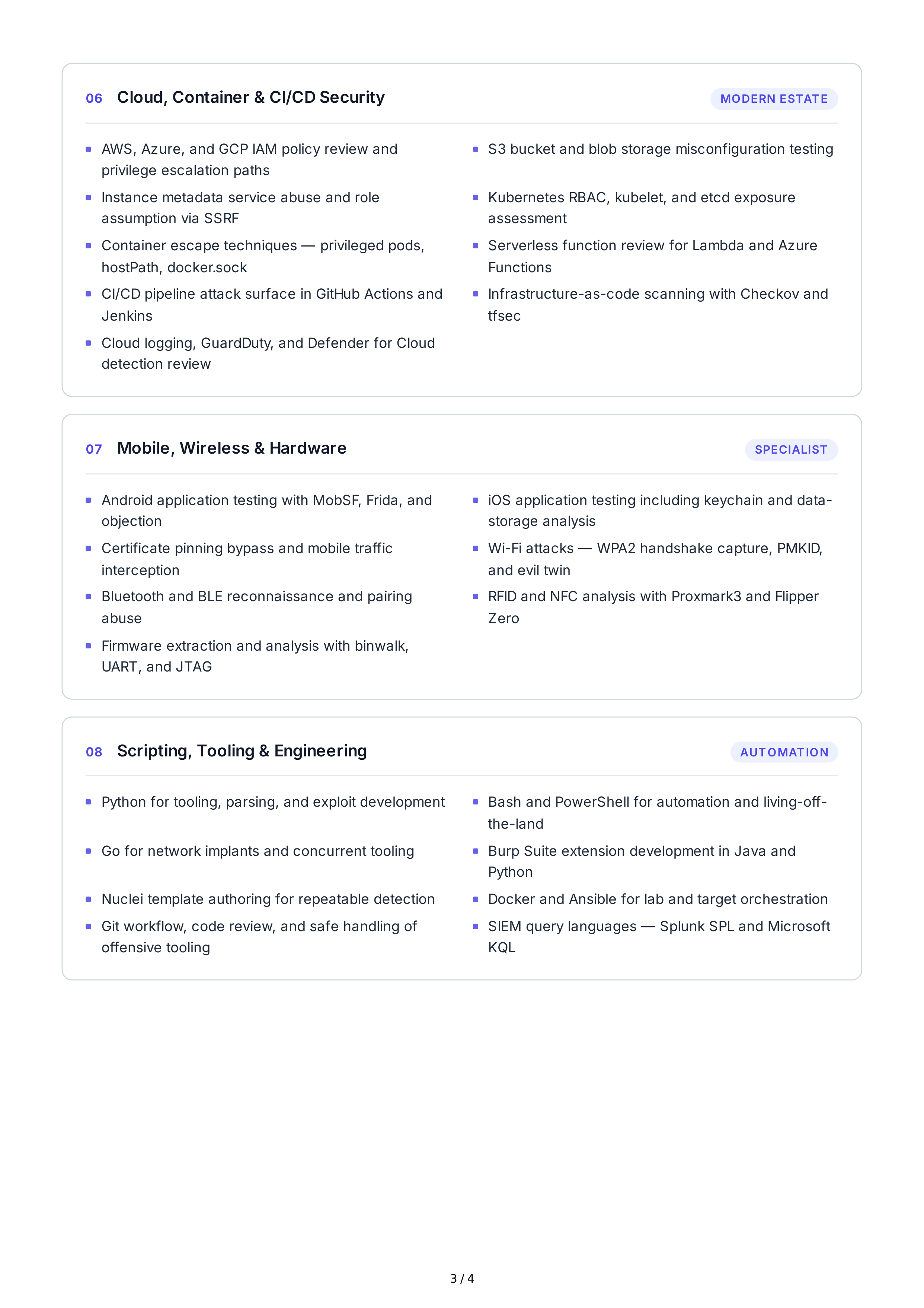 Penetration Testing Technical Skills — page 3