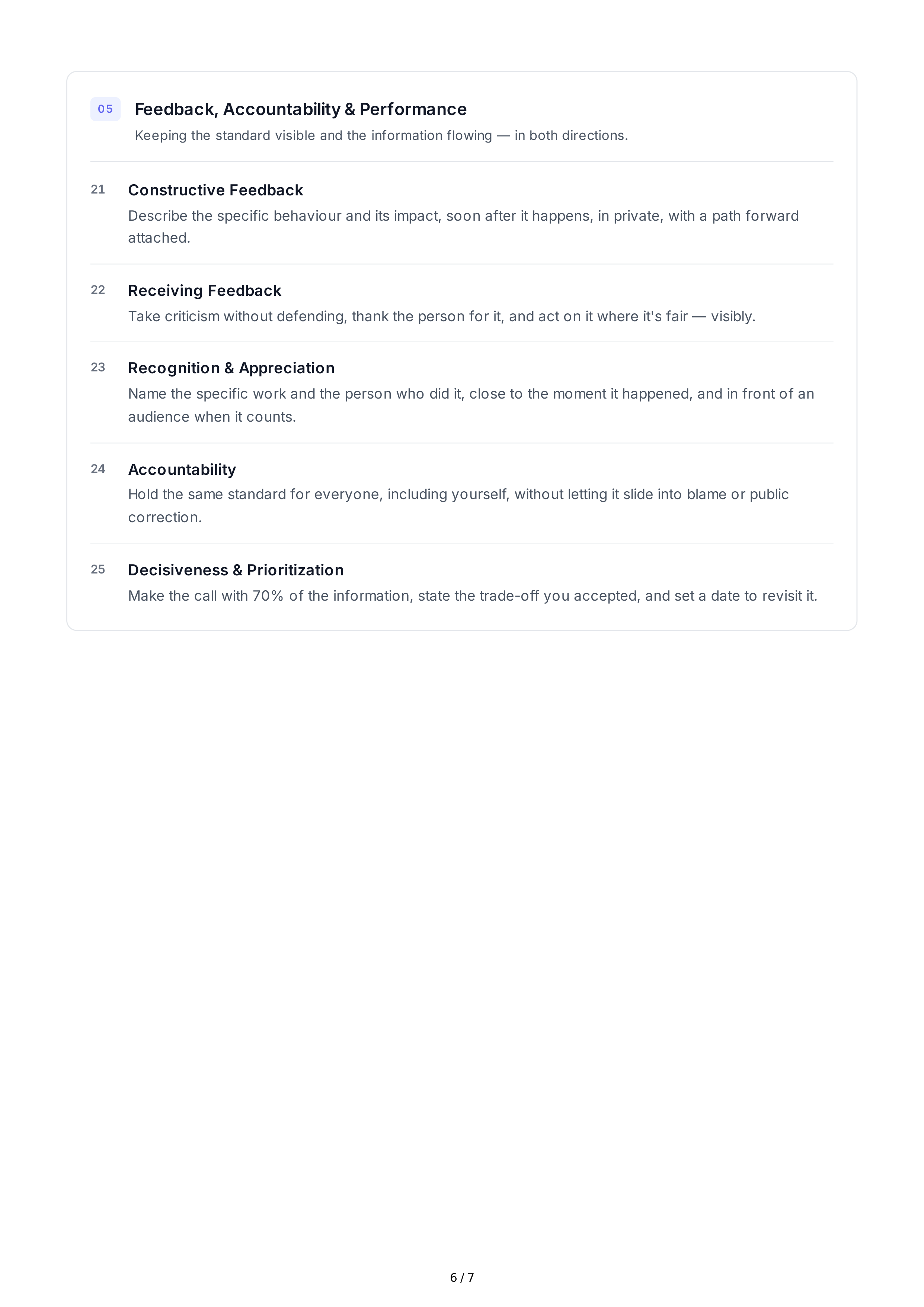 People Management Soft Skills — page 6