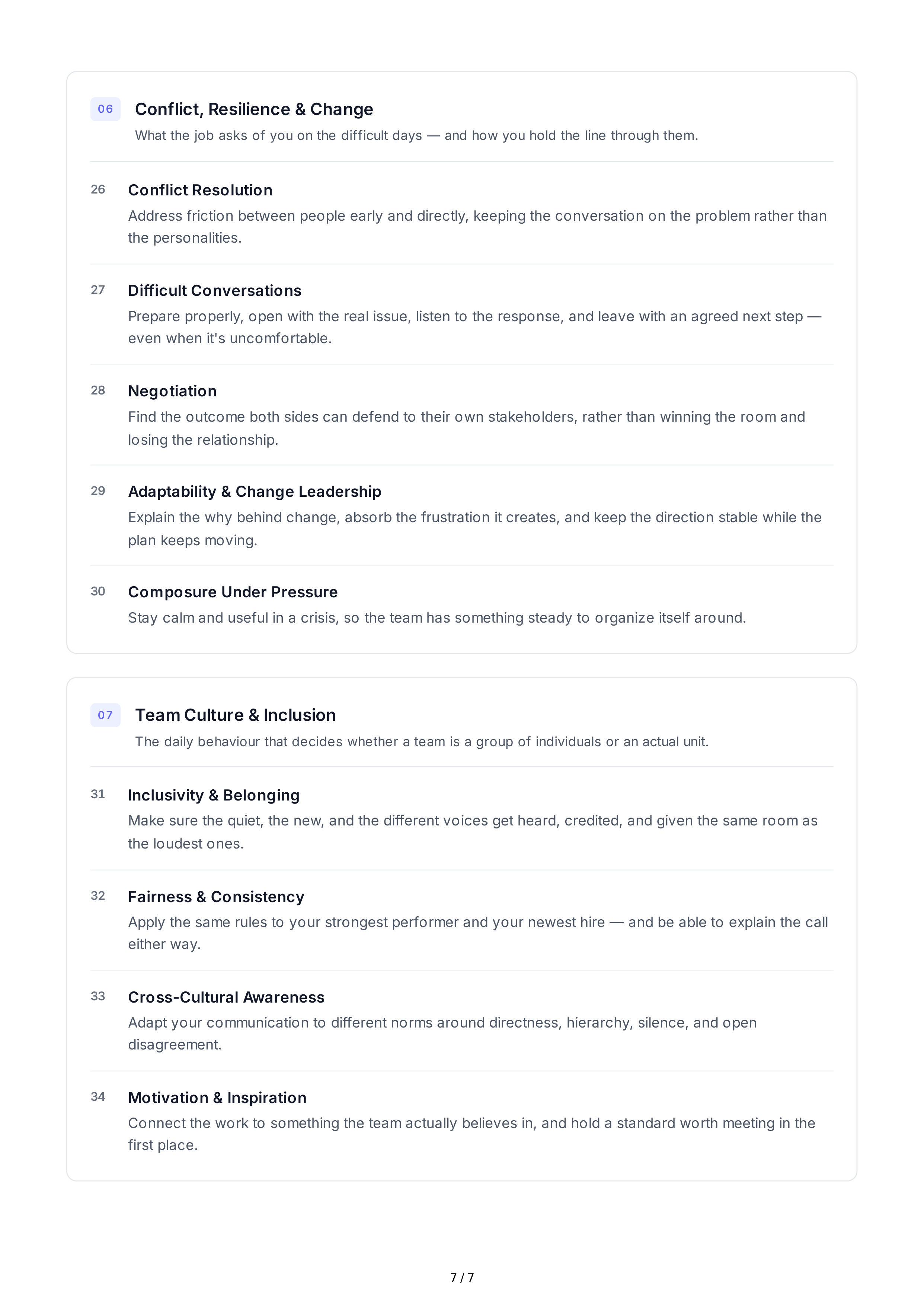 People Management Soft Skills — page 7
