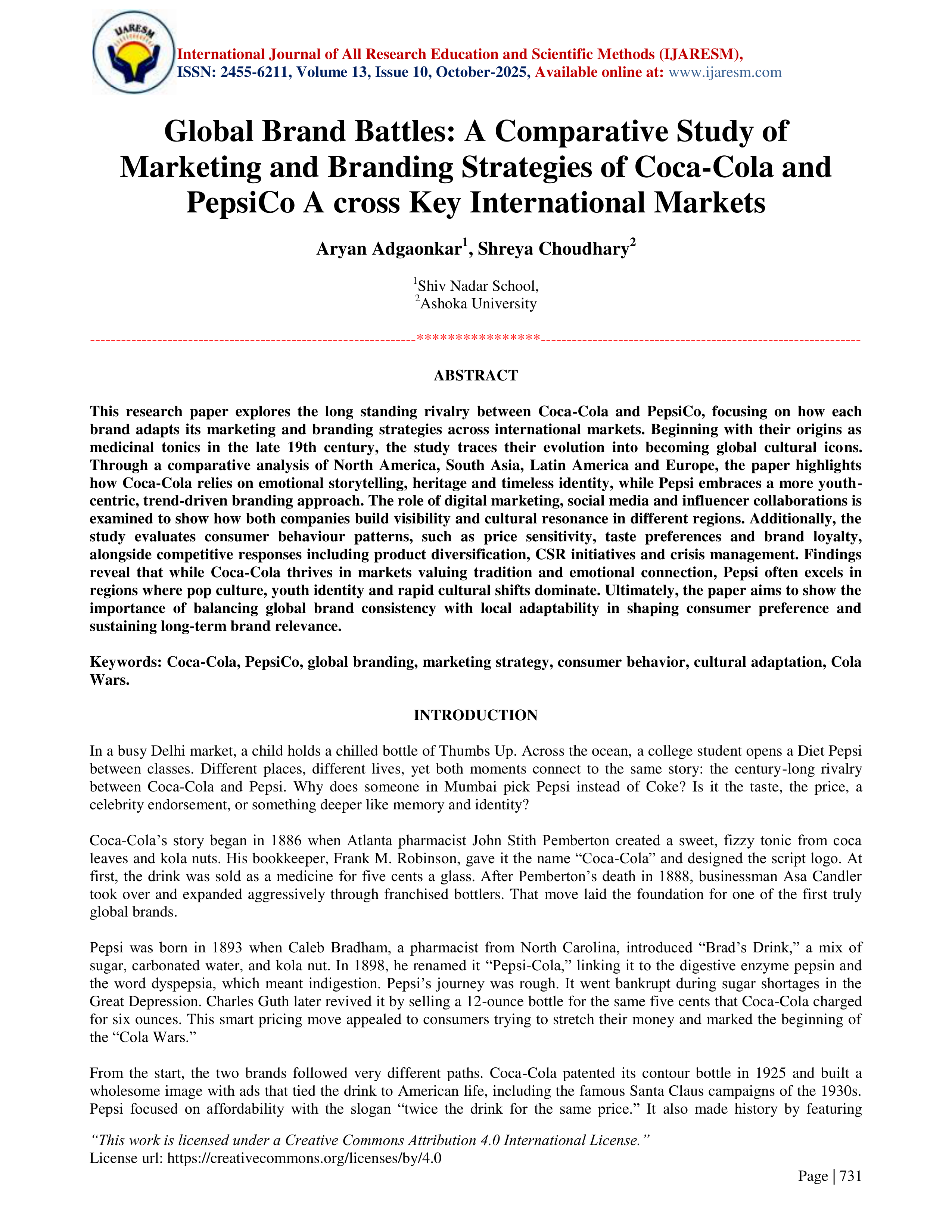 PepsiCo Marketing Strategy — page 1