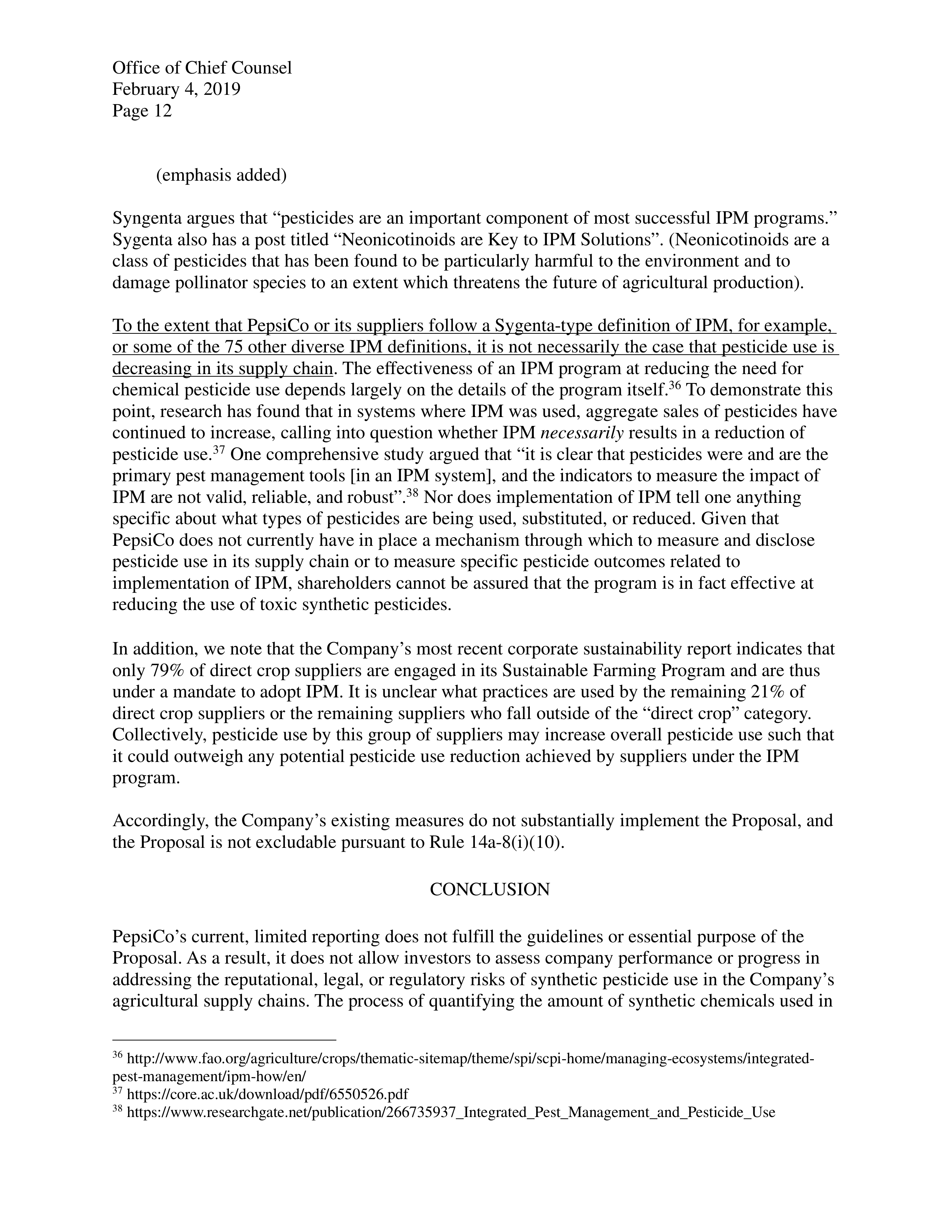 PepsiCo Proposal  — page 15