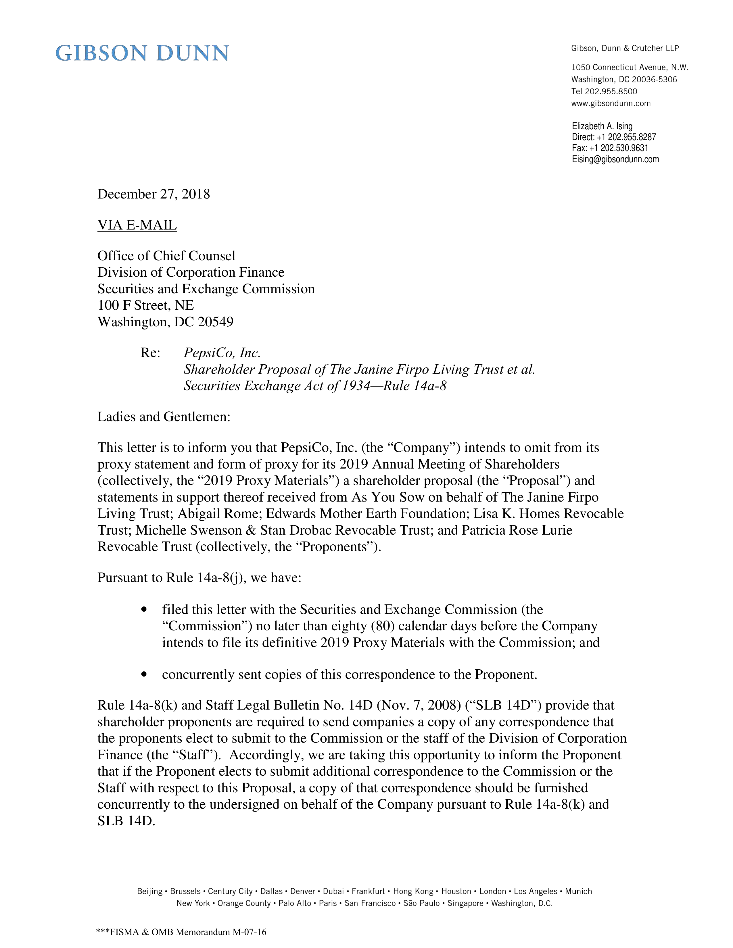 PepsiCo Proposal  — page 17