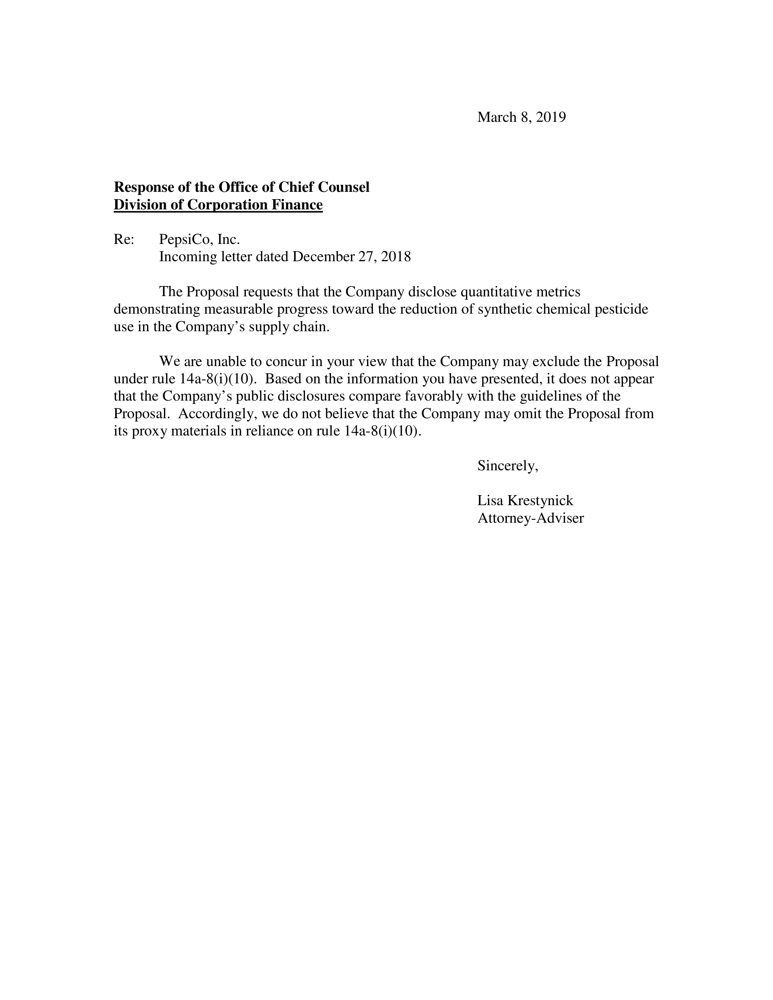 PepsiCo Proposal  — page 2