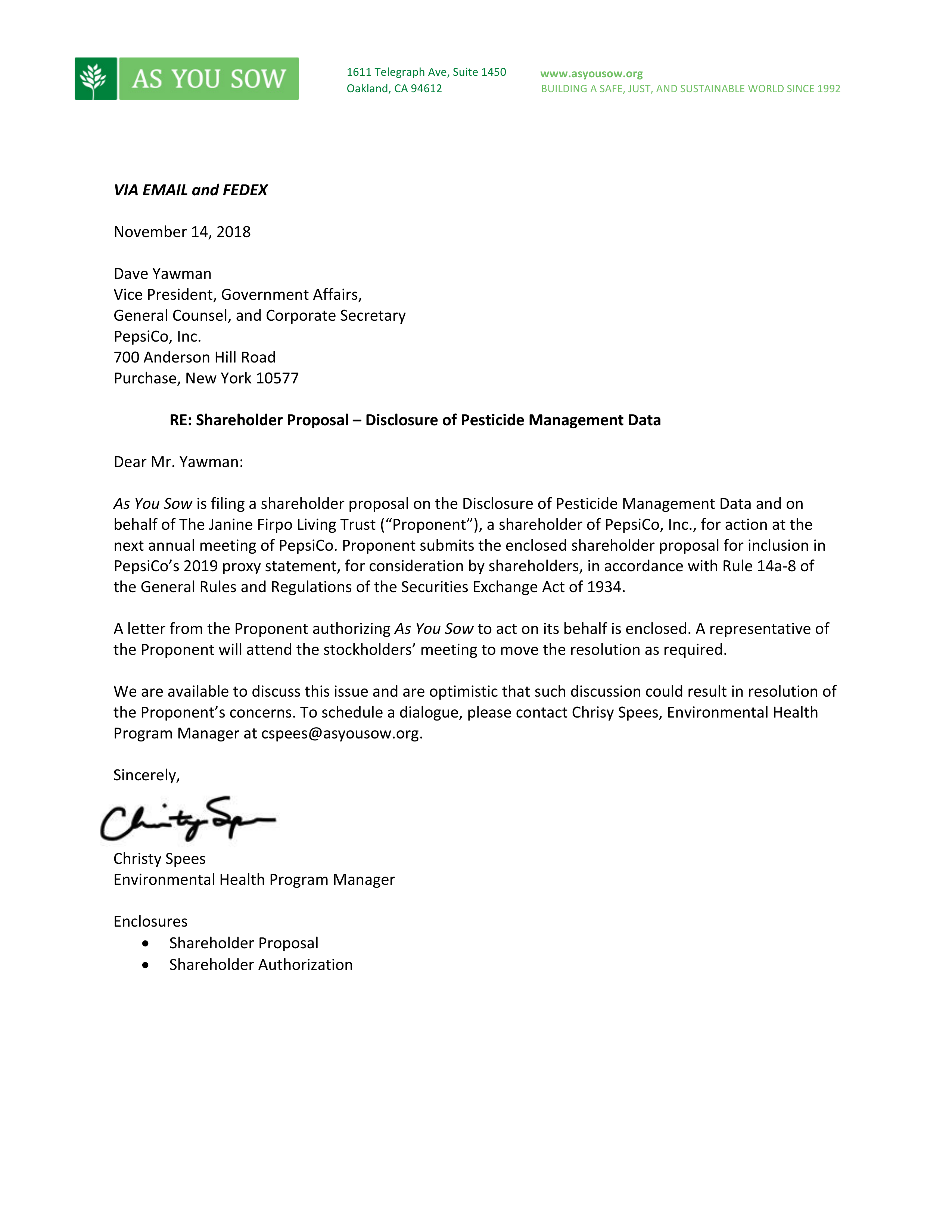 PepsiCo Proposal  — page 25