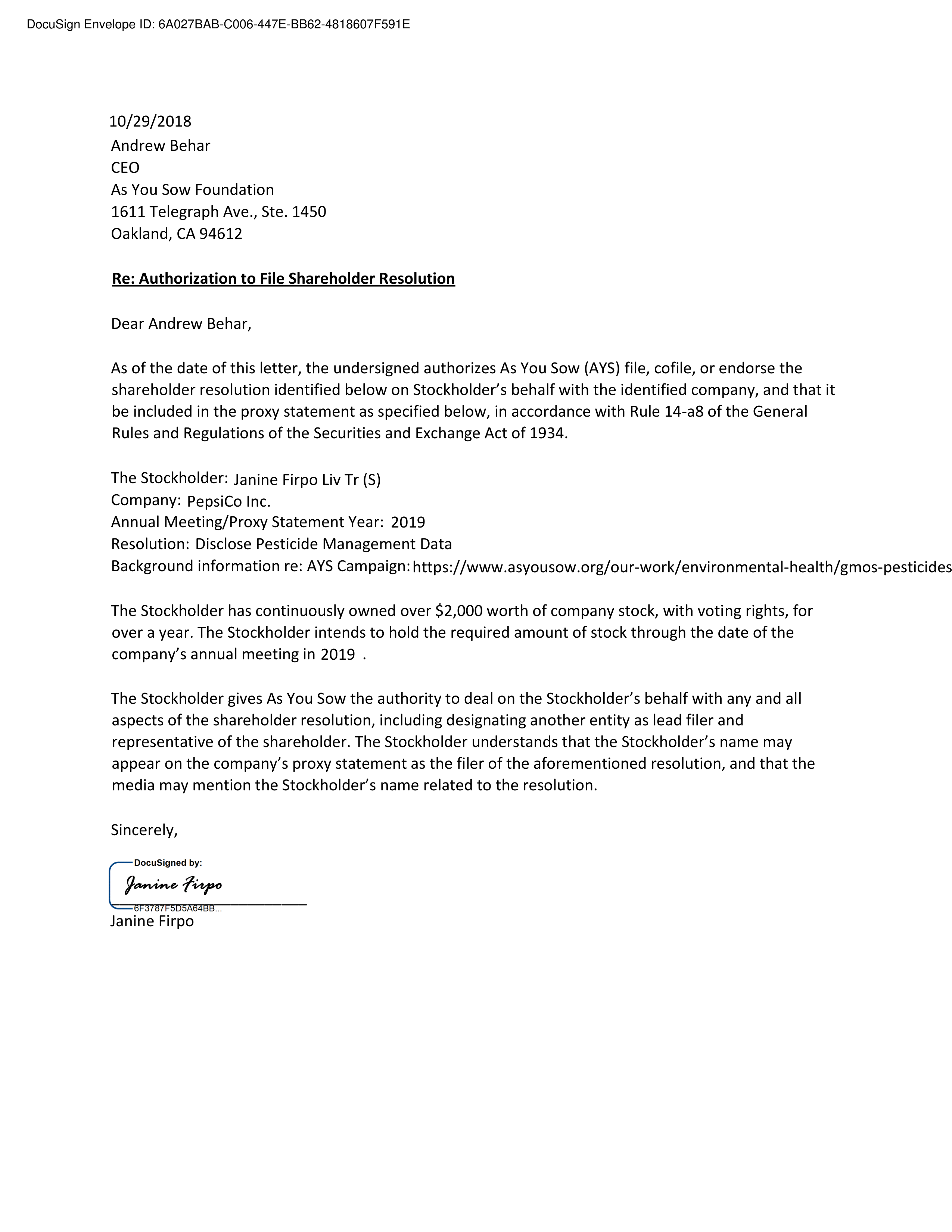 PepsiCo Proposal  — page 28