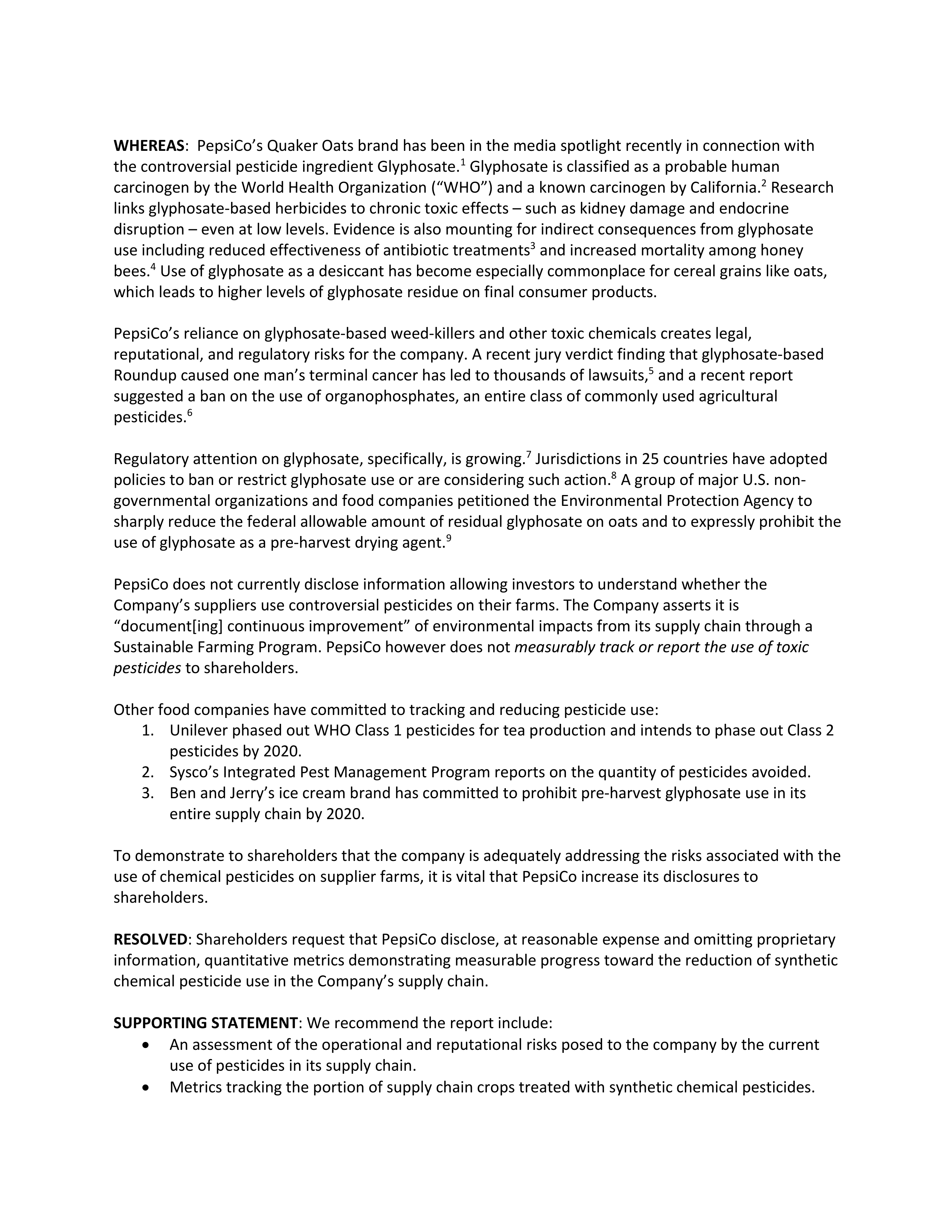 PepsiCo Proposal  — page 30