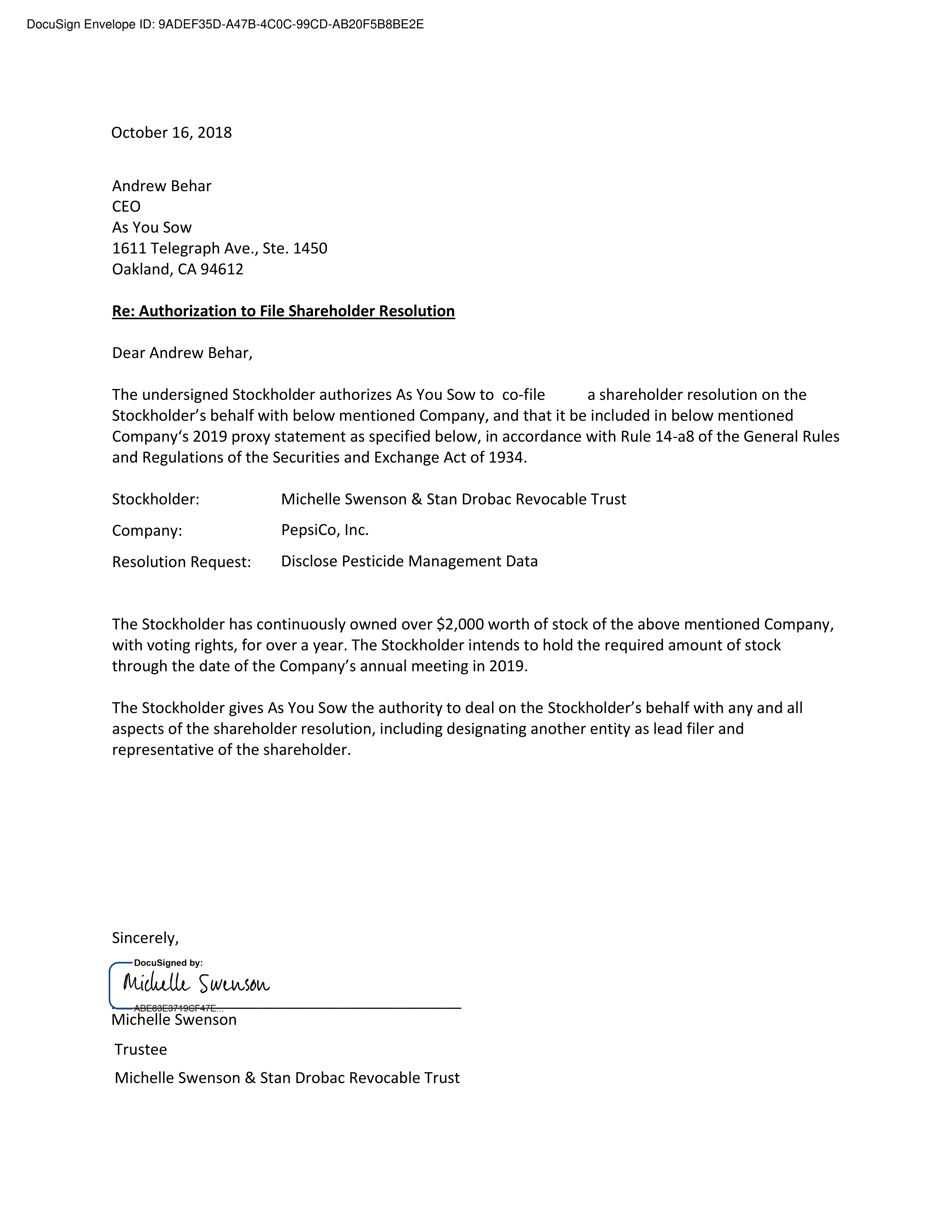 PepsiCo Proposal  — page 35