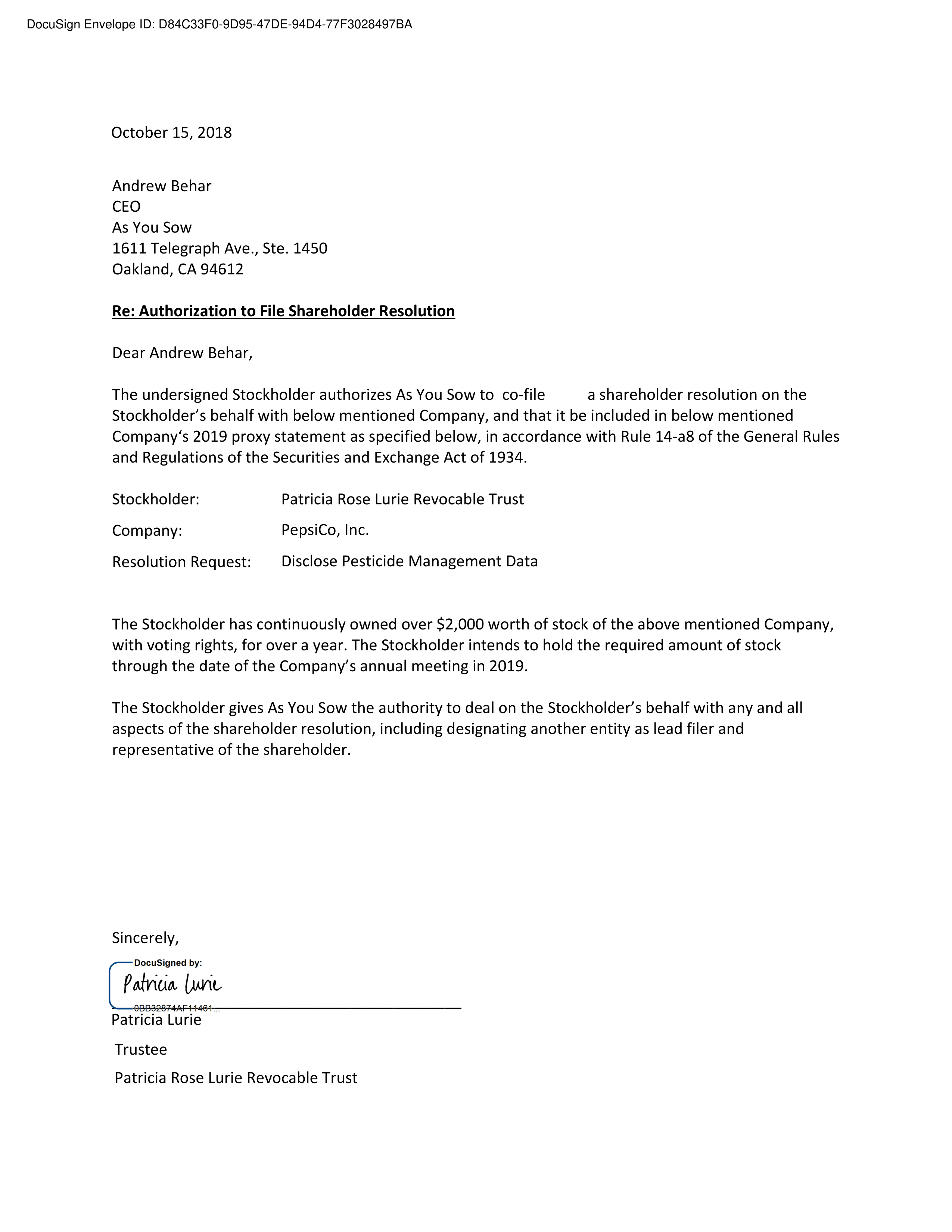 PepsiCo Proposal  — page 36
