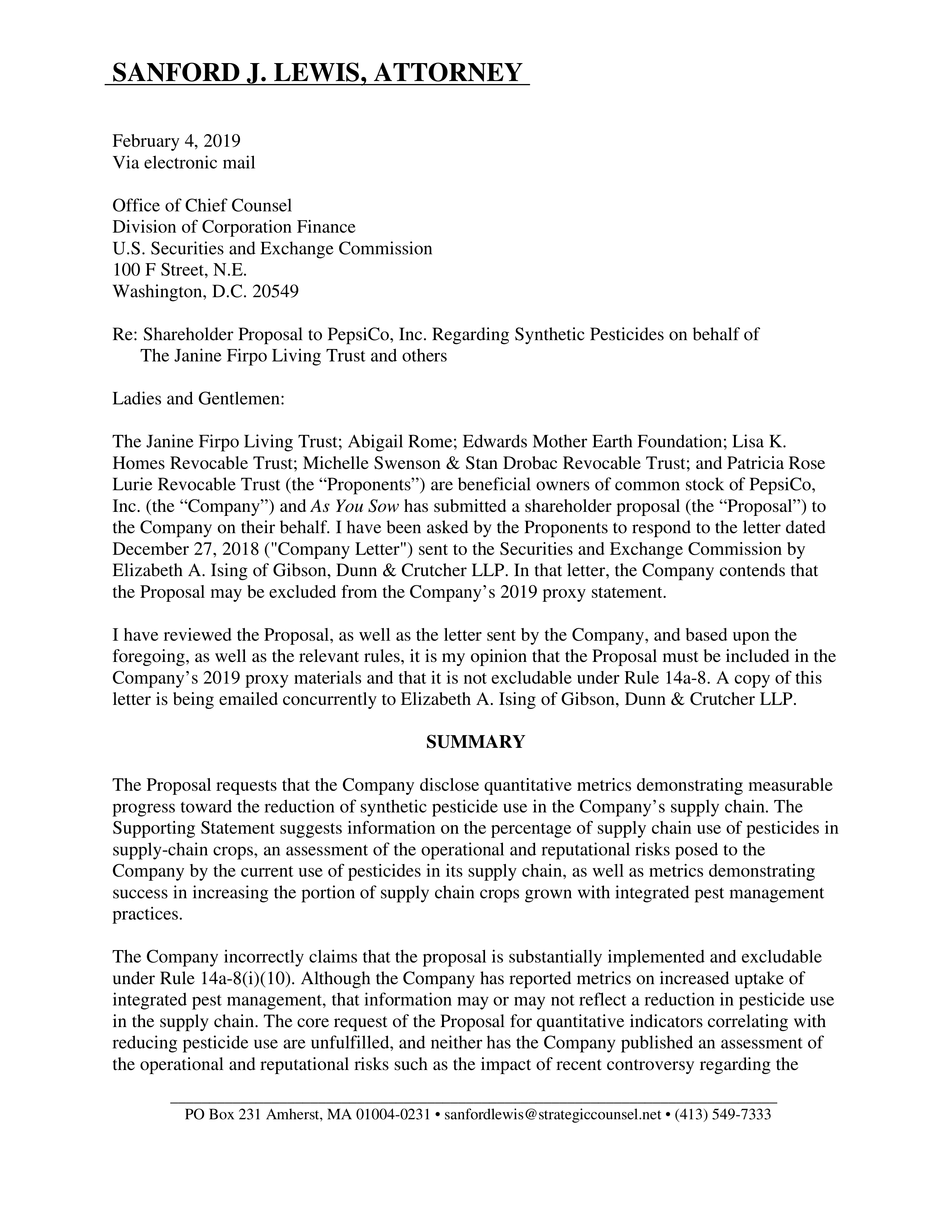 PepsiCo Proposal  — page 4