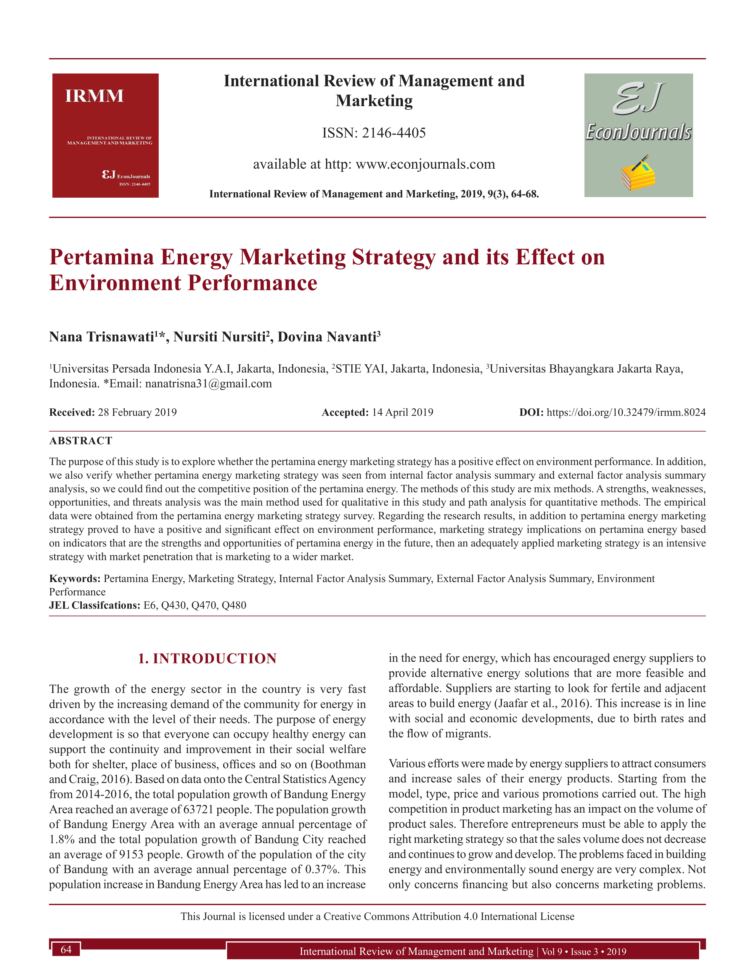 Pertamina Marketing Strategy — page 1