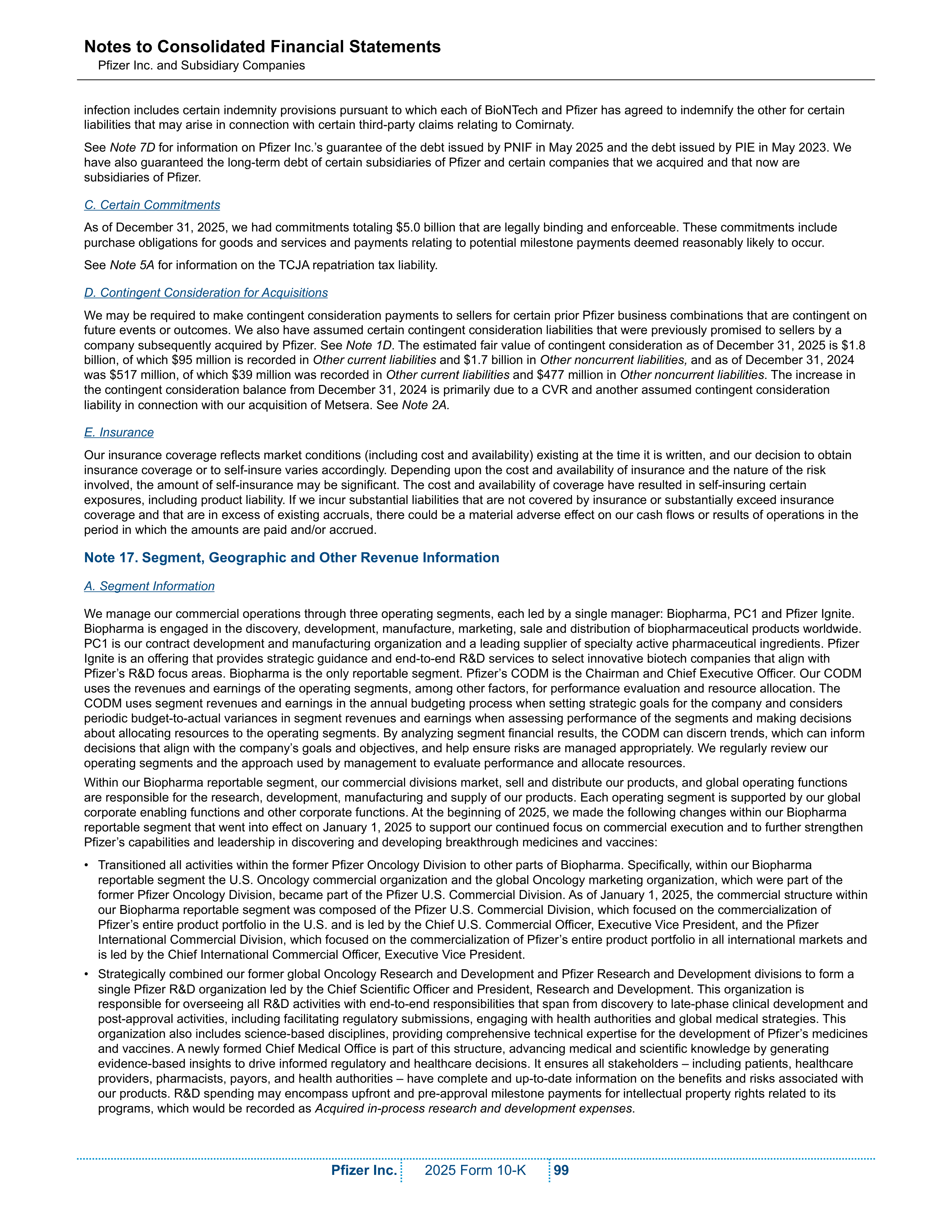 Pfizer Annual Report — page 105
