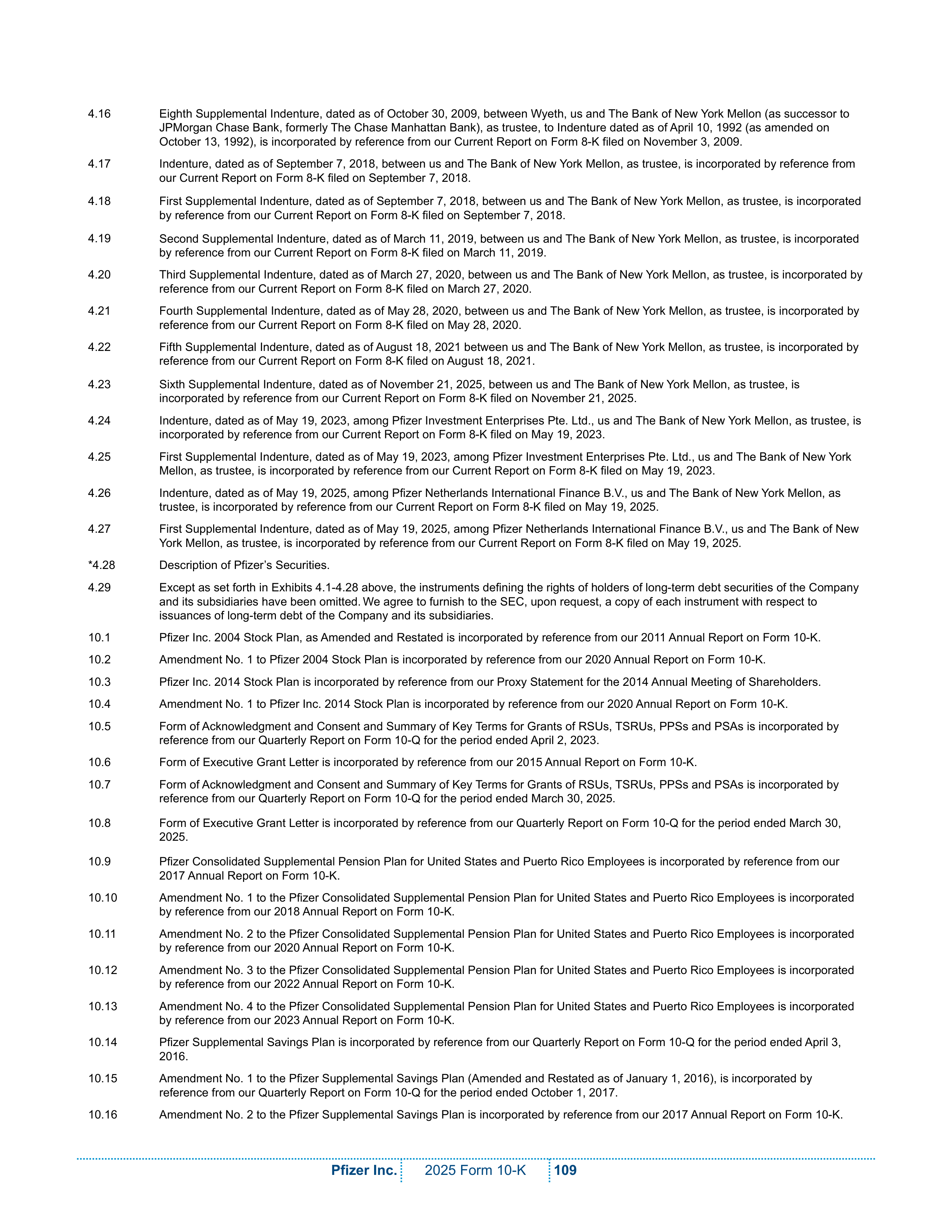 Pfizer Annual Report — page 115