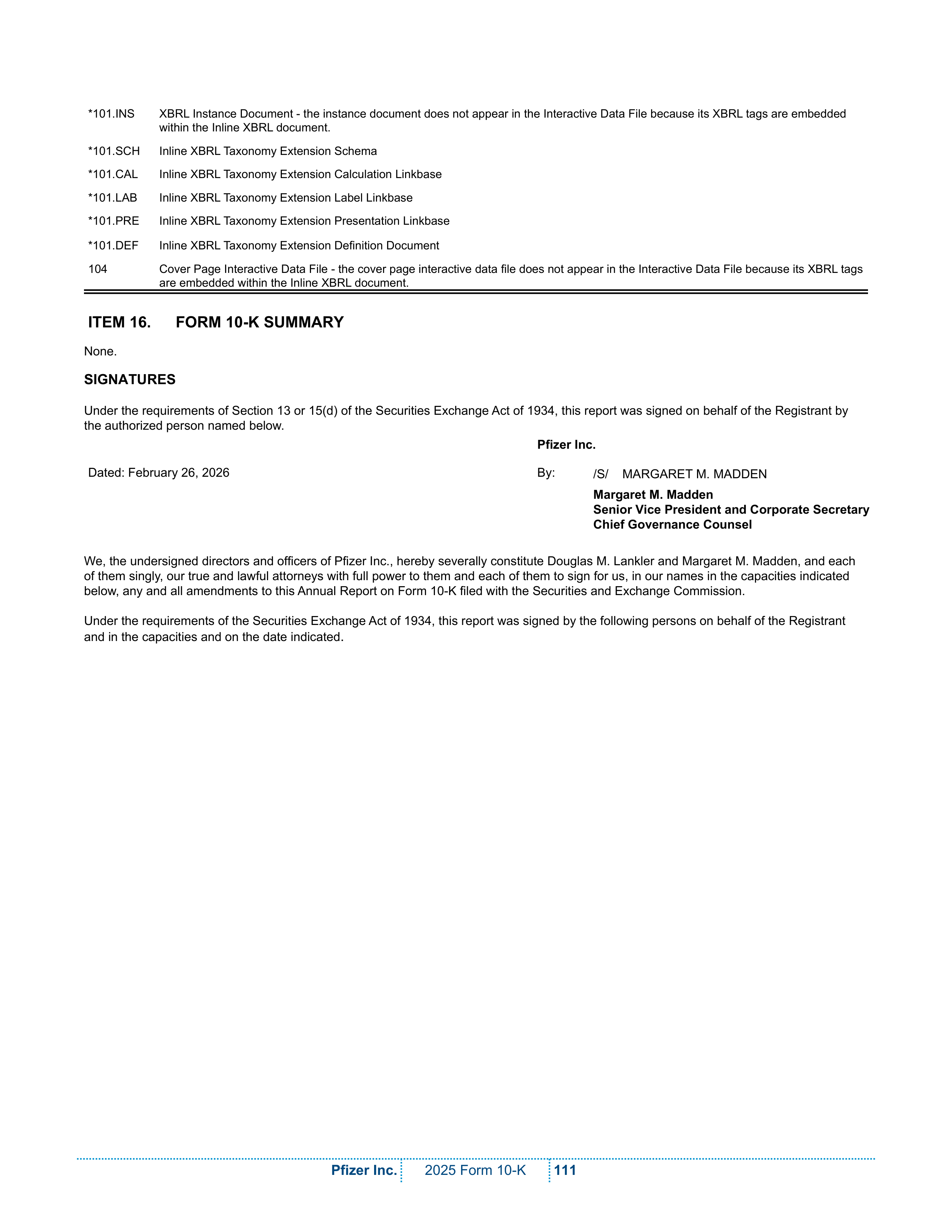 Pfizer Annual Report — page 117