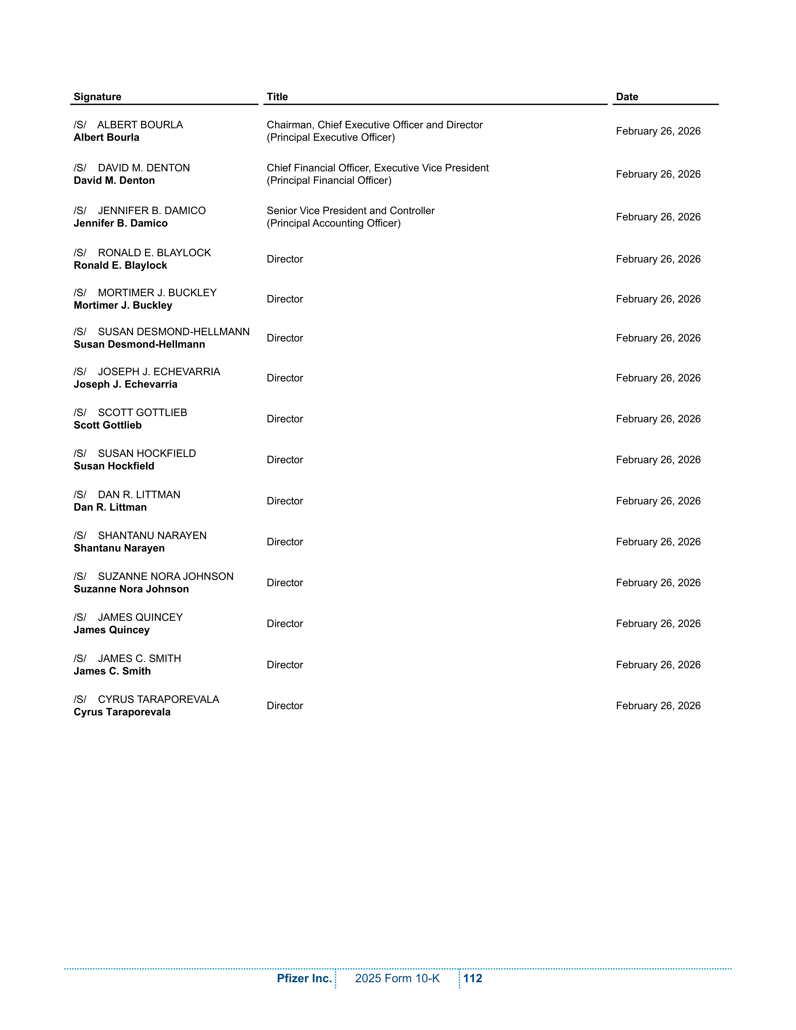 Pfizer Annual Report — page 118
