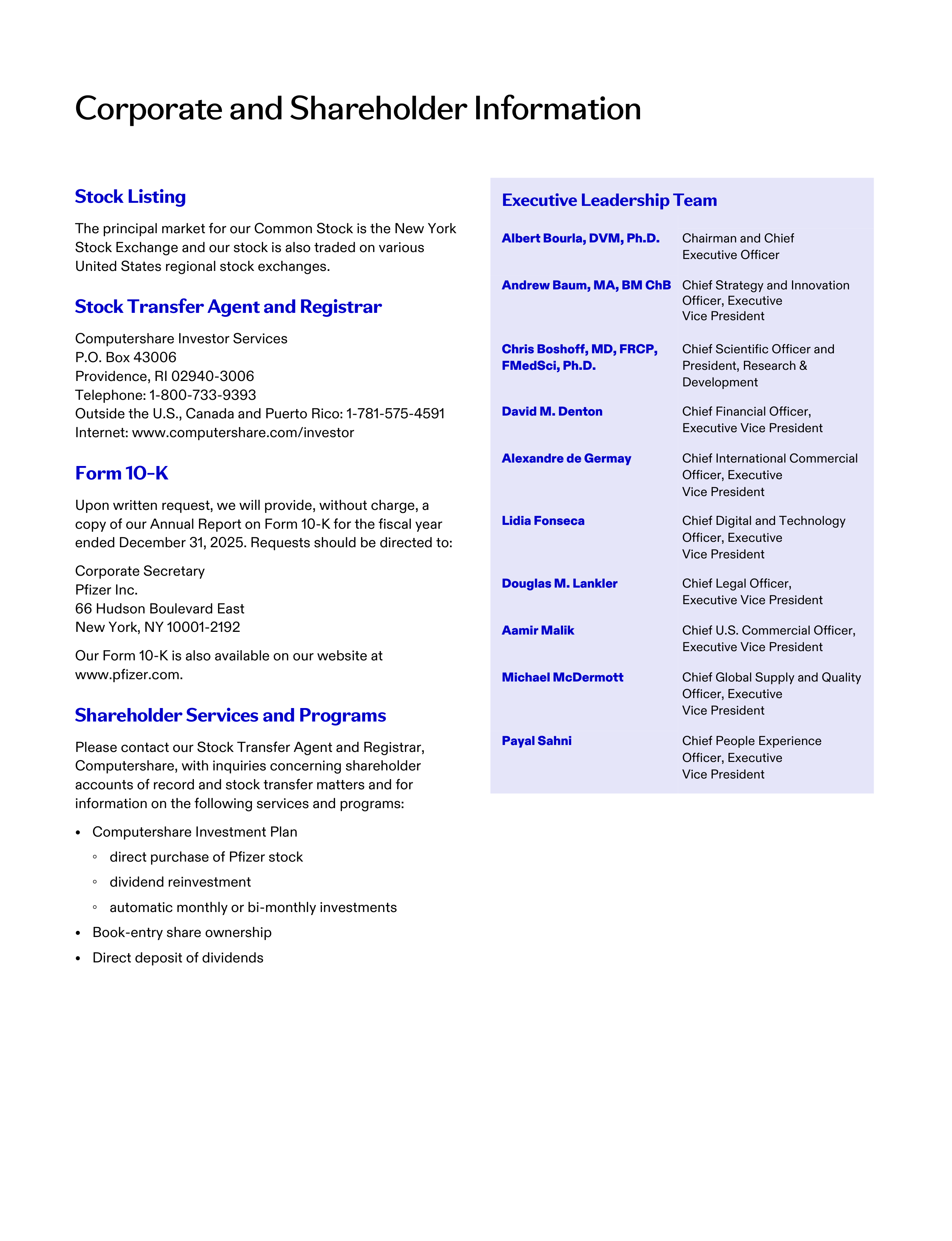 Pfizer Annual Report — page 119