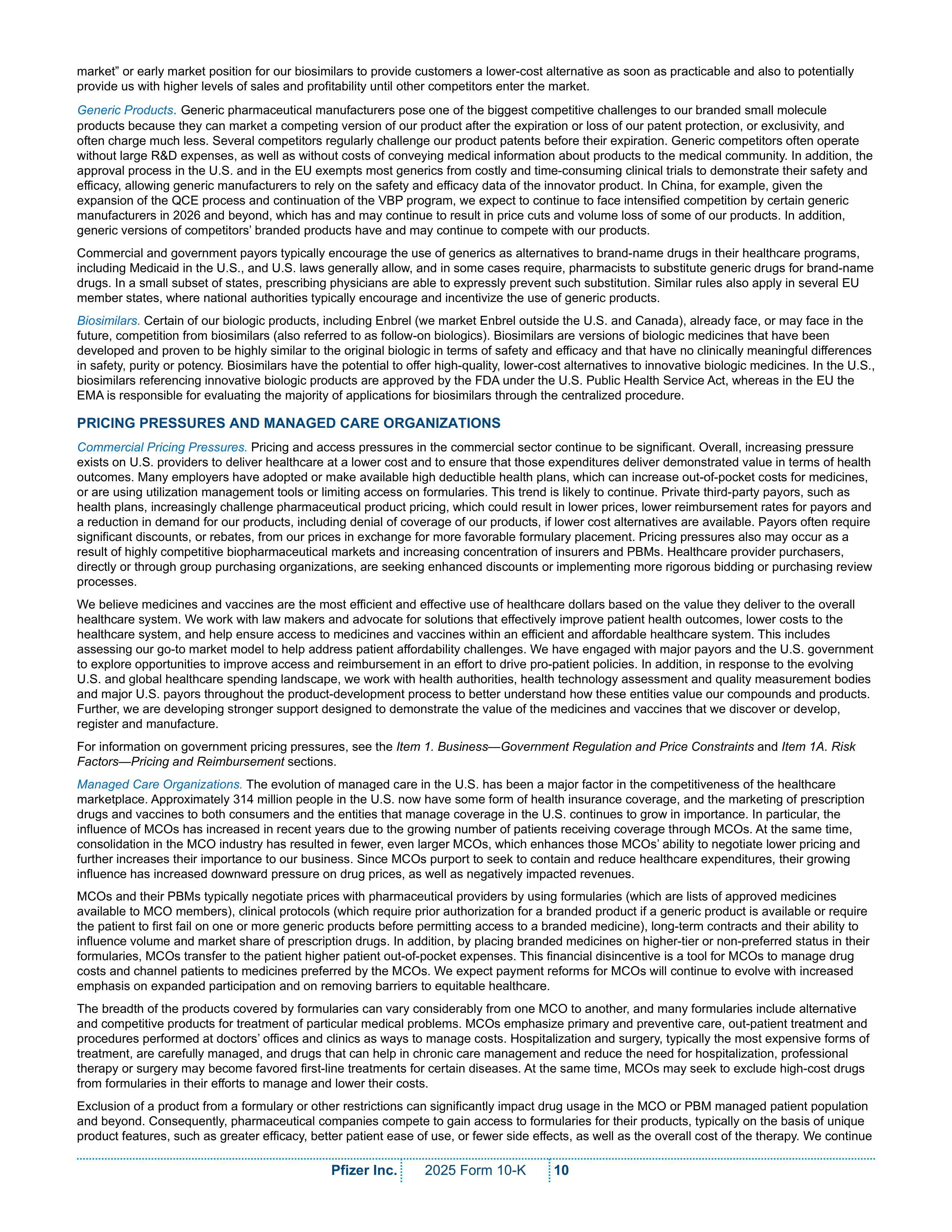 Pfizer Annual Report — page 16