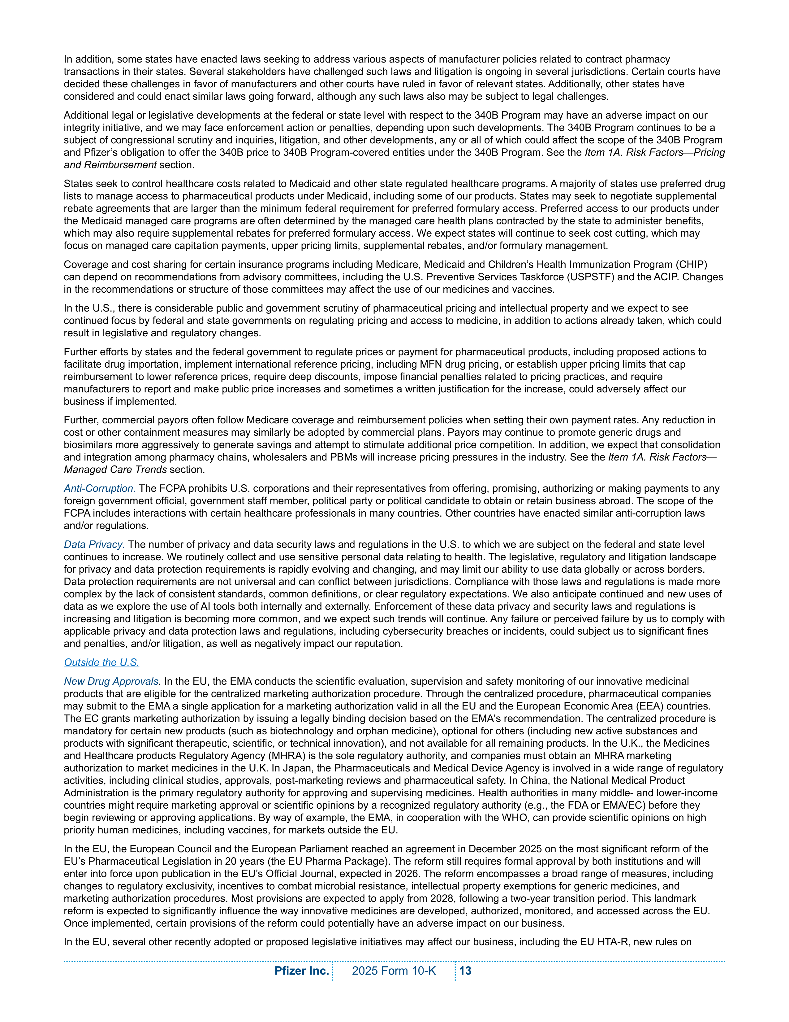 Pfizer Annual Report — page 19