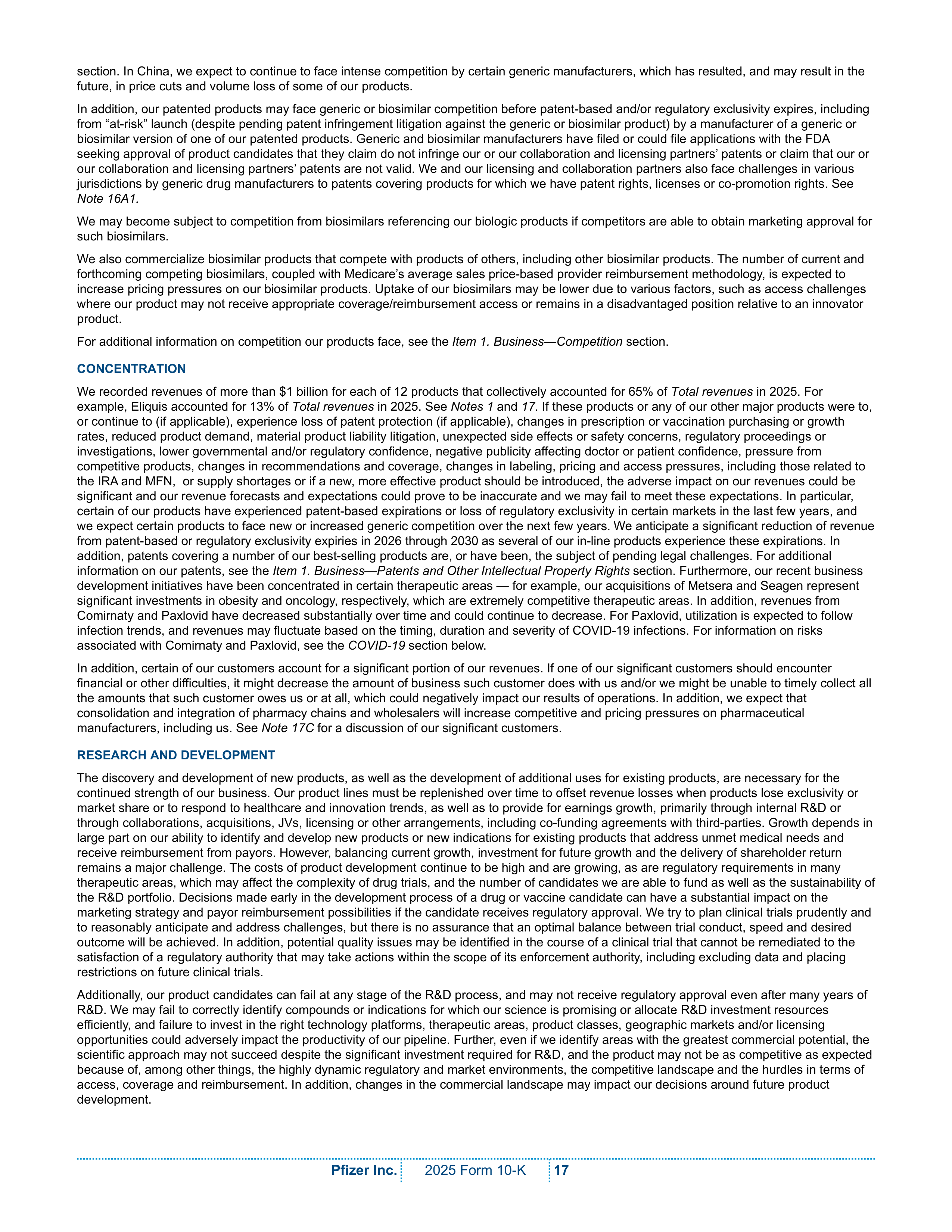 Pfizer Annual Report — page 23