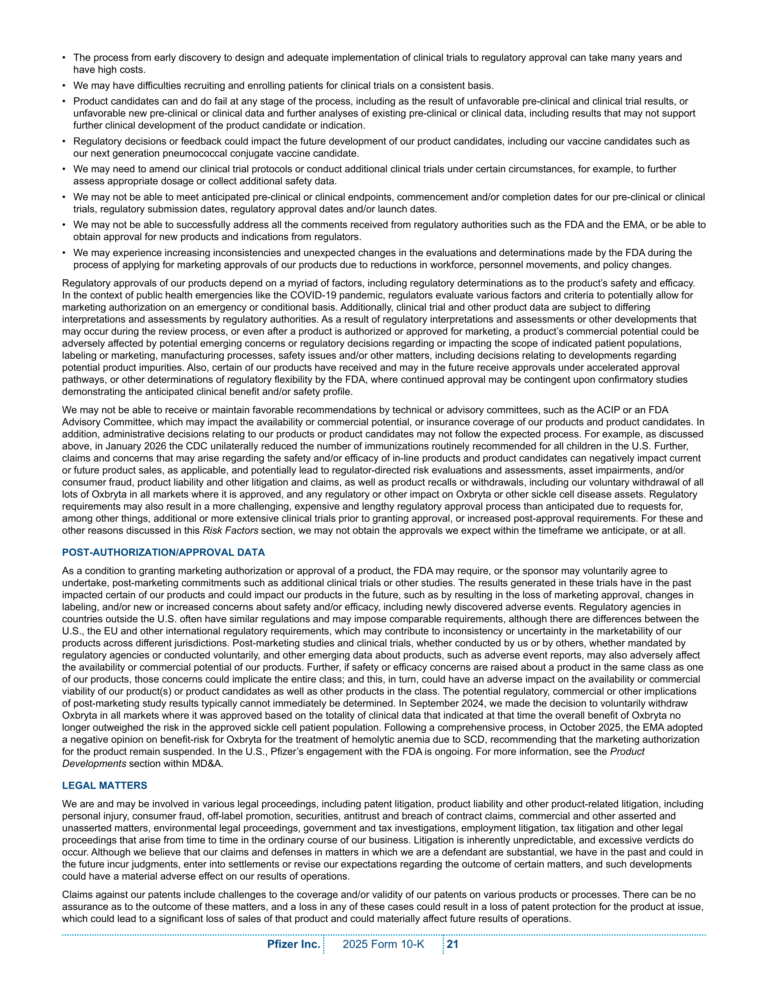 Pfizer Annual Report — page 27