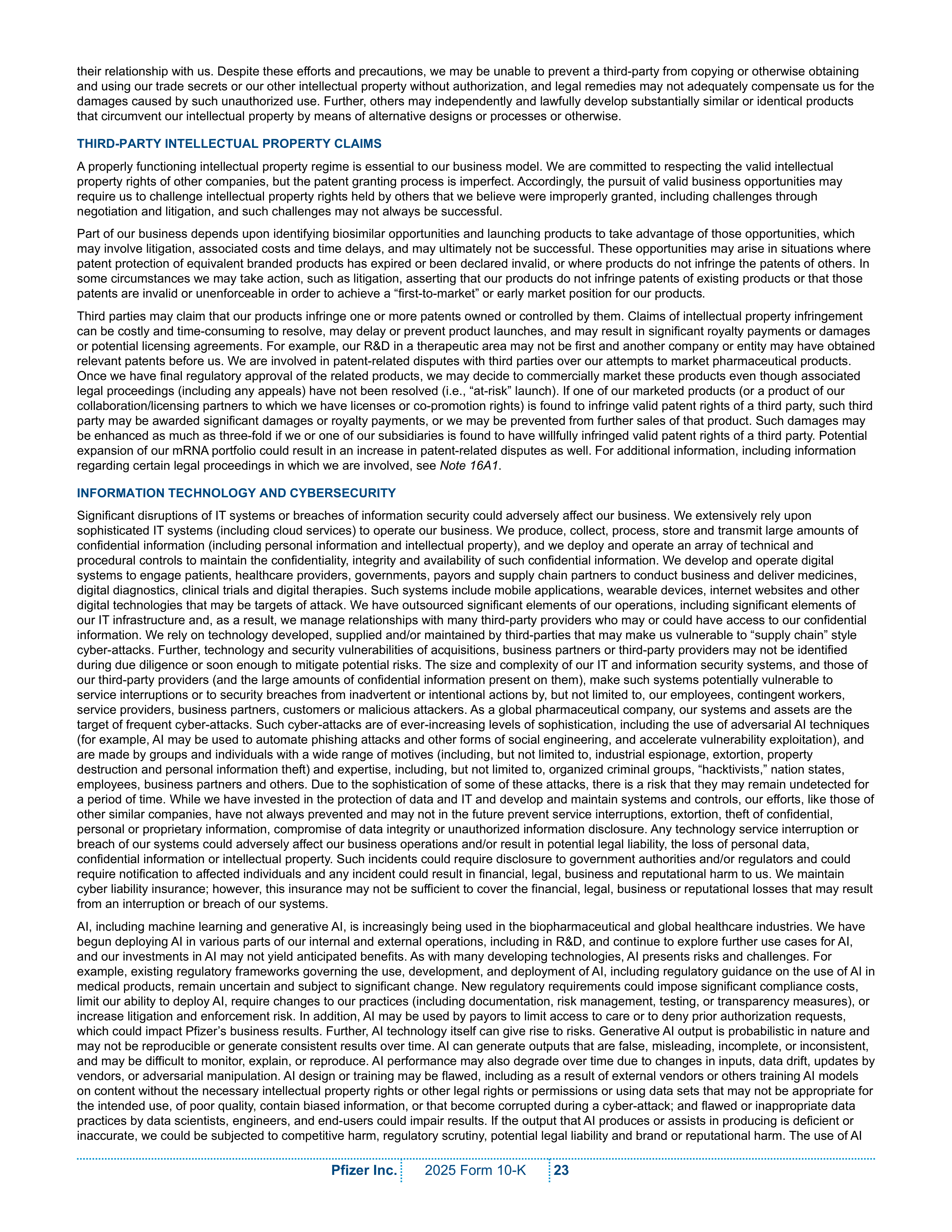 Pfizer Annual Report — page 29