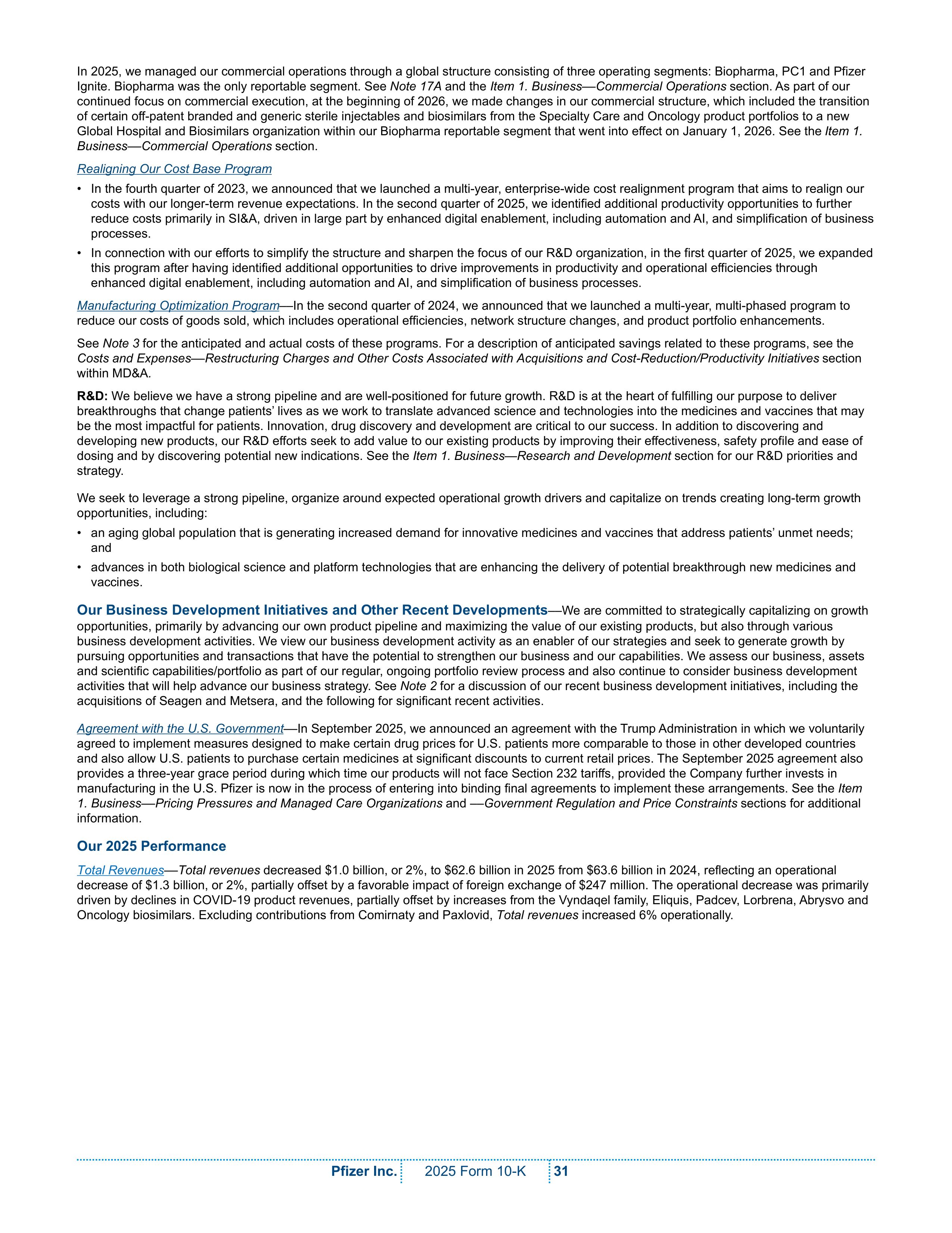 Pfizer Annual Report — page 37