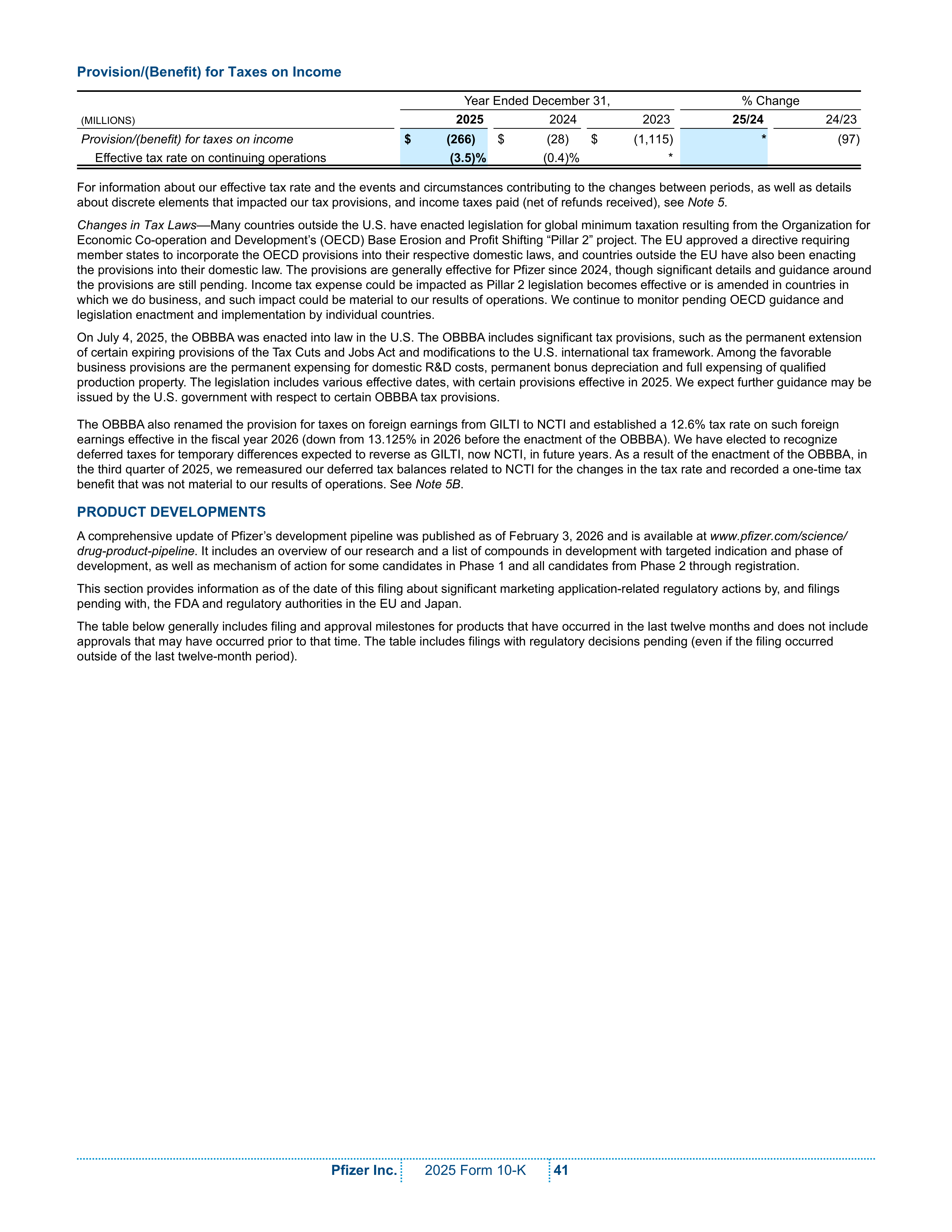 Pfizer Annual Report — page 47