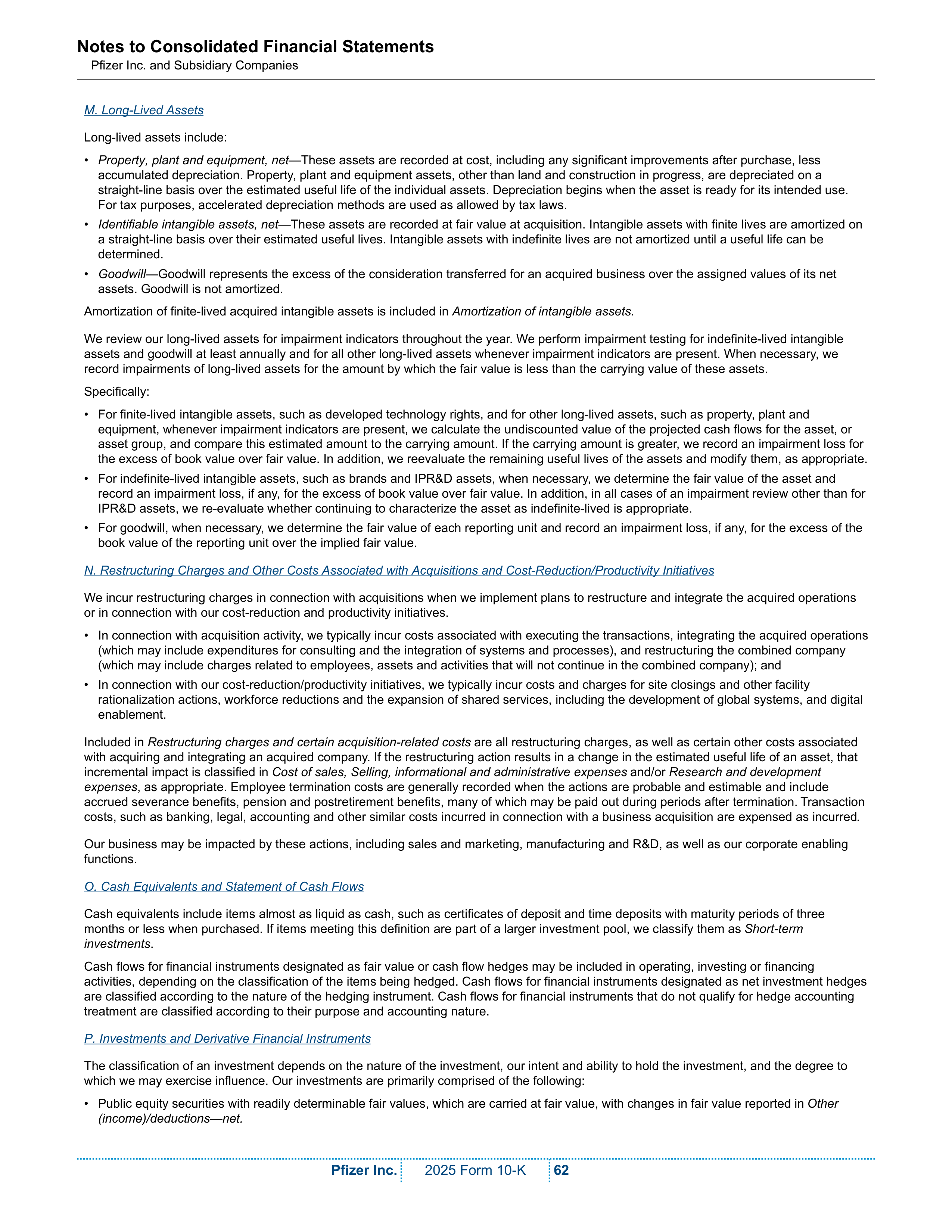 Pfizer Annual Report — page 68