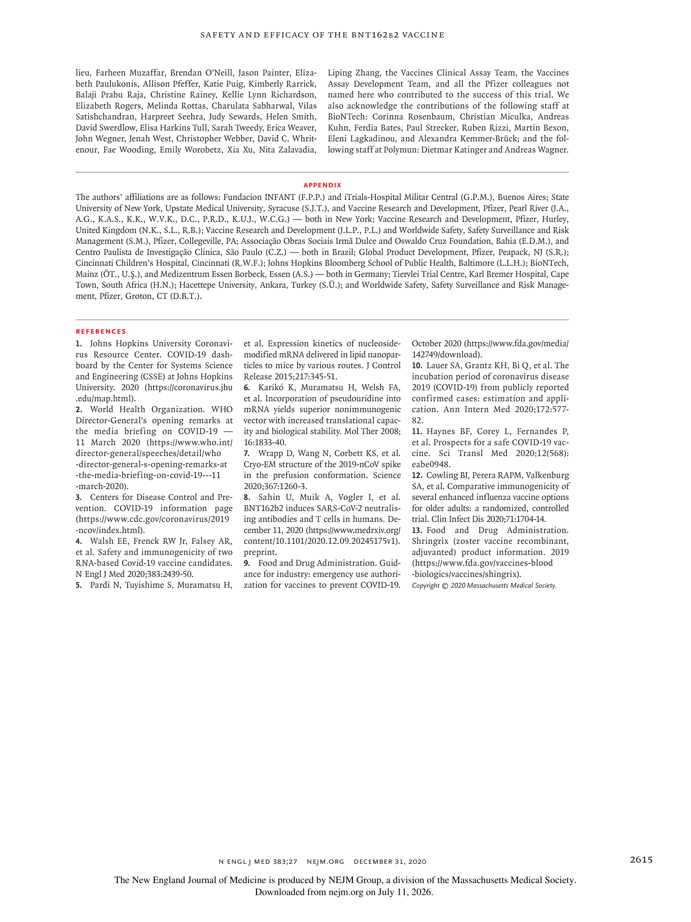 Pfizer-BioNTech COVID-19 Vaccine Research Paper — page 13