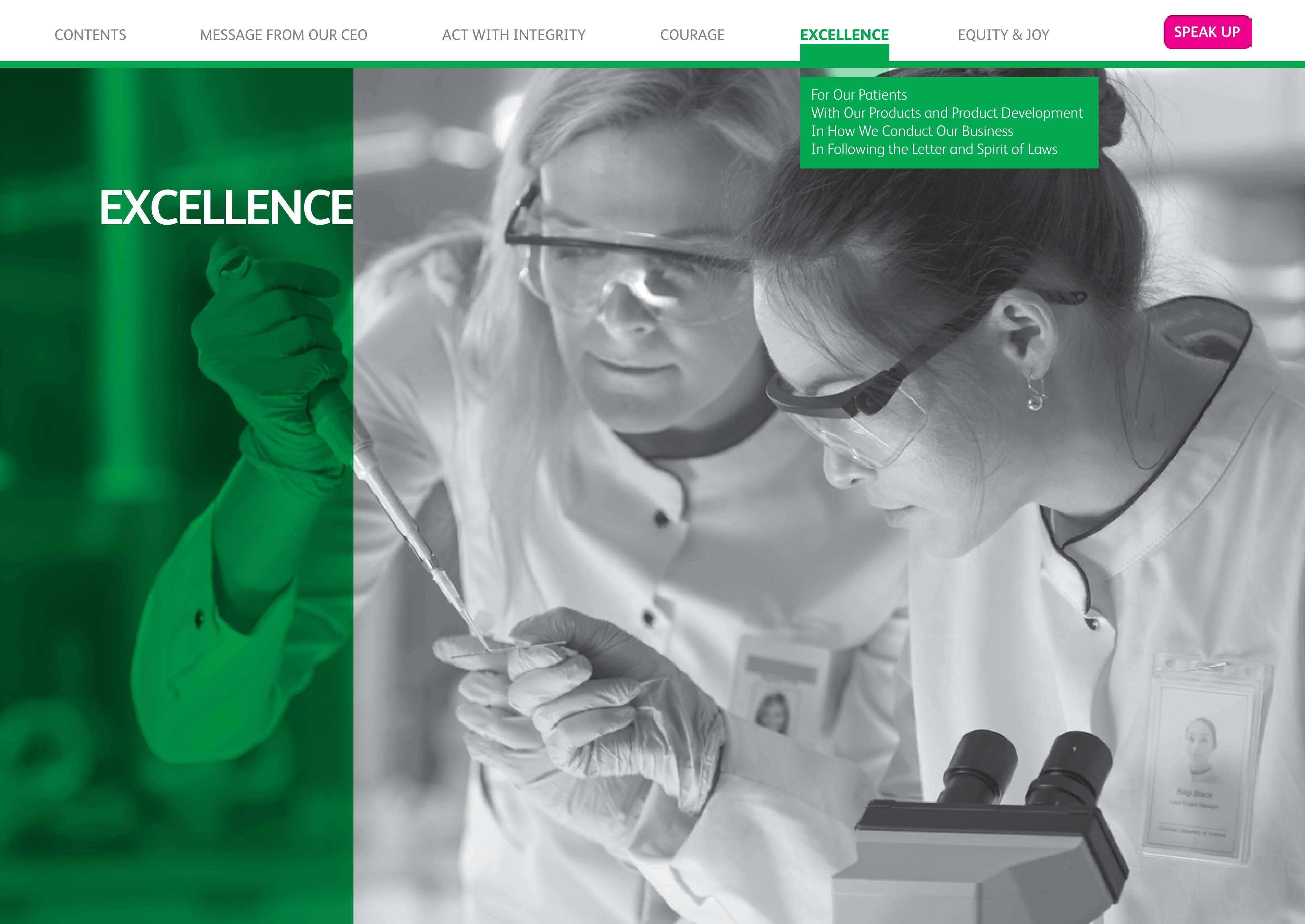 Pfizer Inc. Blue Book Code of Conduct Handbook — page 10