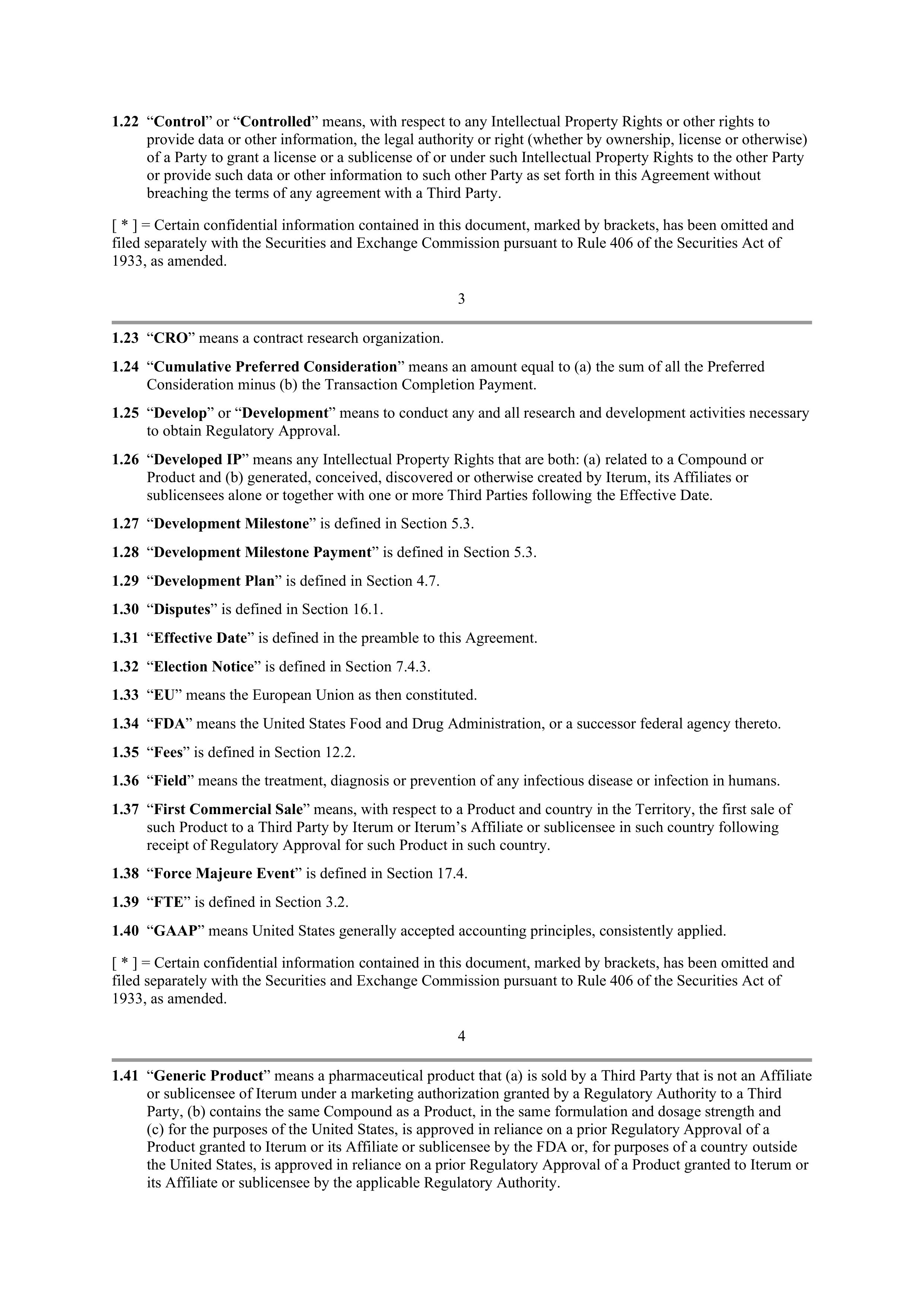 Pfizer License Agreement — page 6